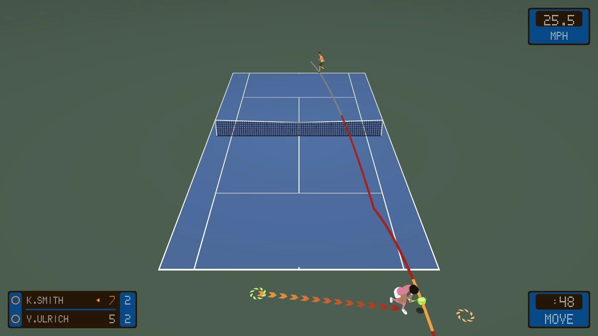Line Clipper: Tennis Tactics screenshot 1