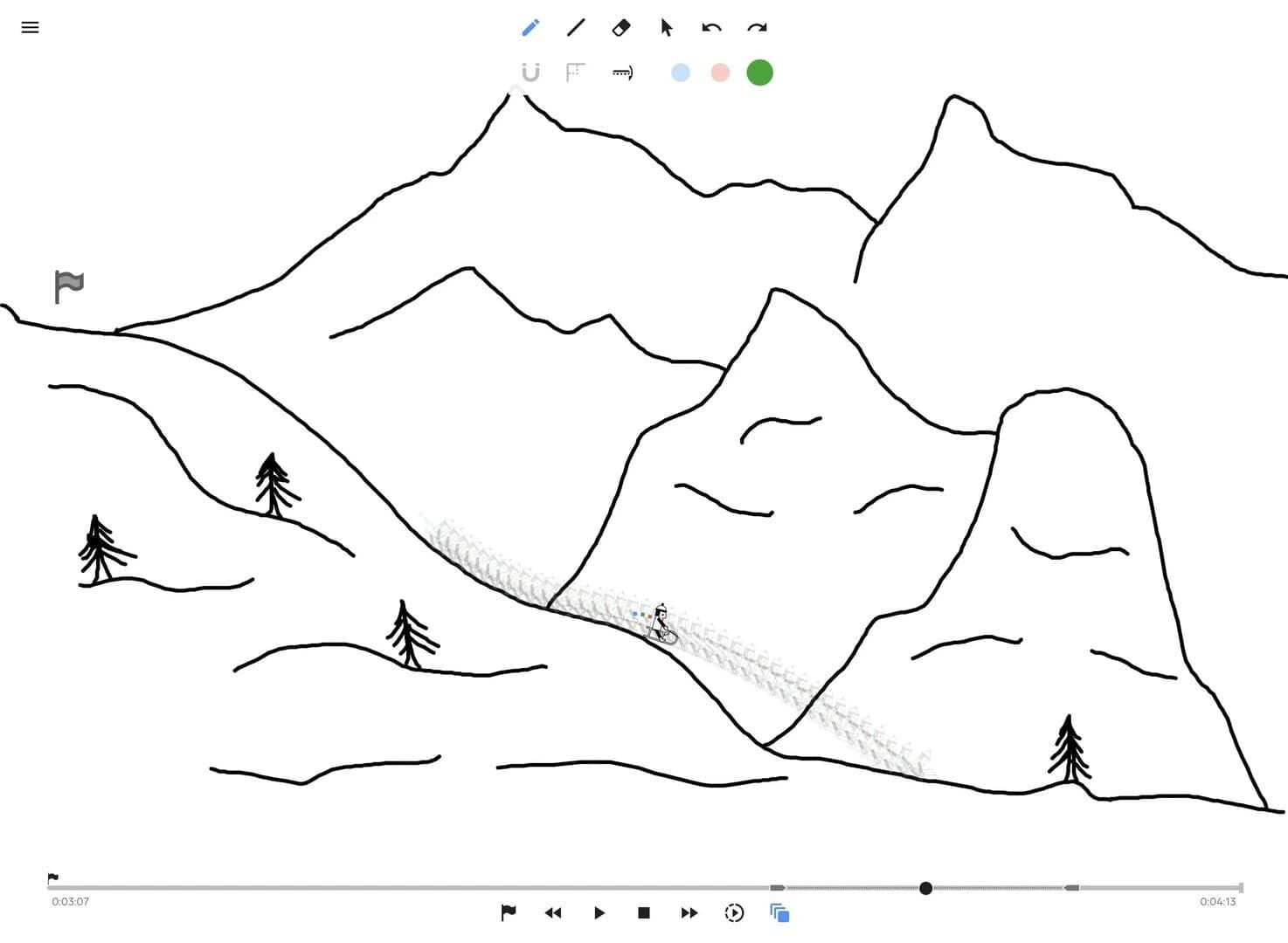 Line Rider screenshot 2