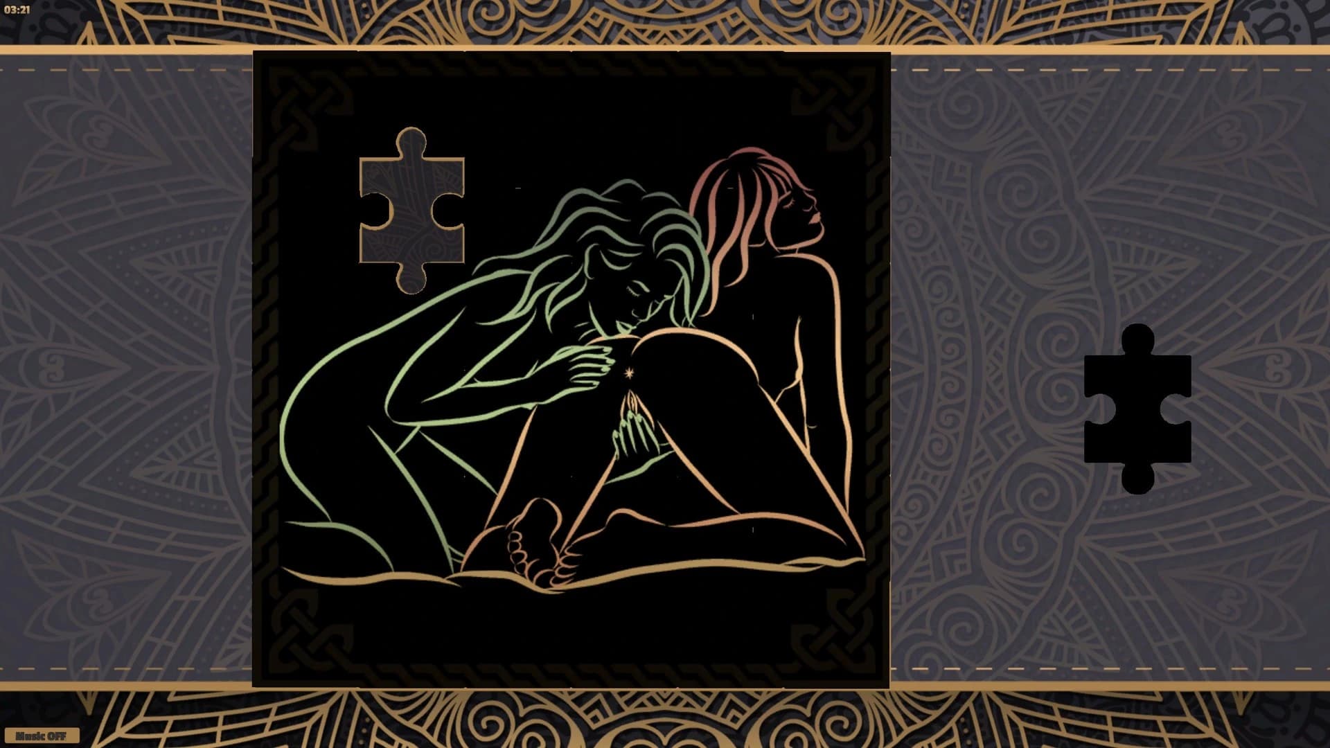 LineArt Jigsaw Puzzle: Erotica 4 screenshot 5