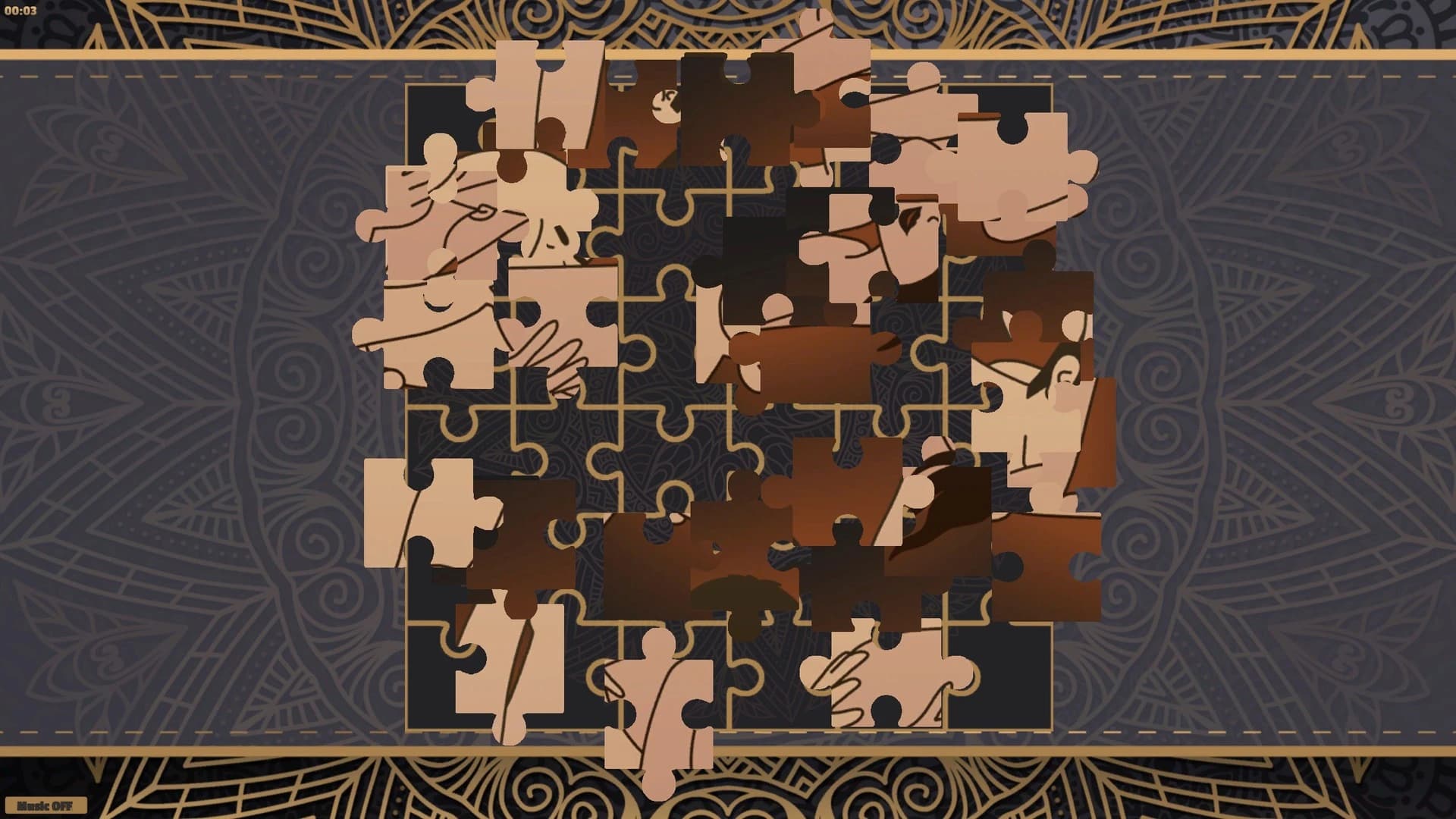 LineArt Jigsaw Puzzle: Erotica 5 screenshot 2