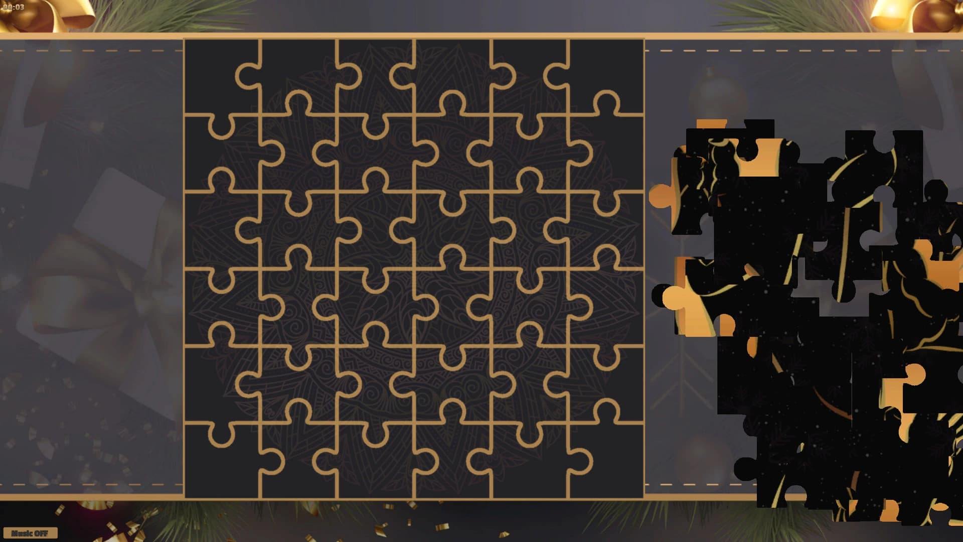 LineArt Jigsaw Puzzle: Erotica Christmas screenshot 7