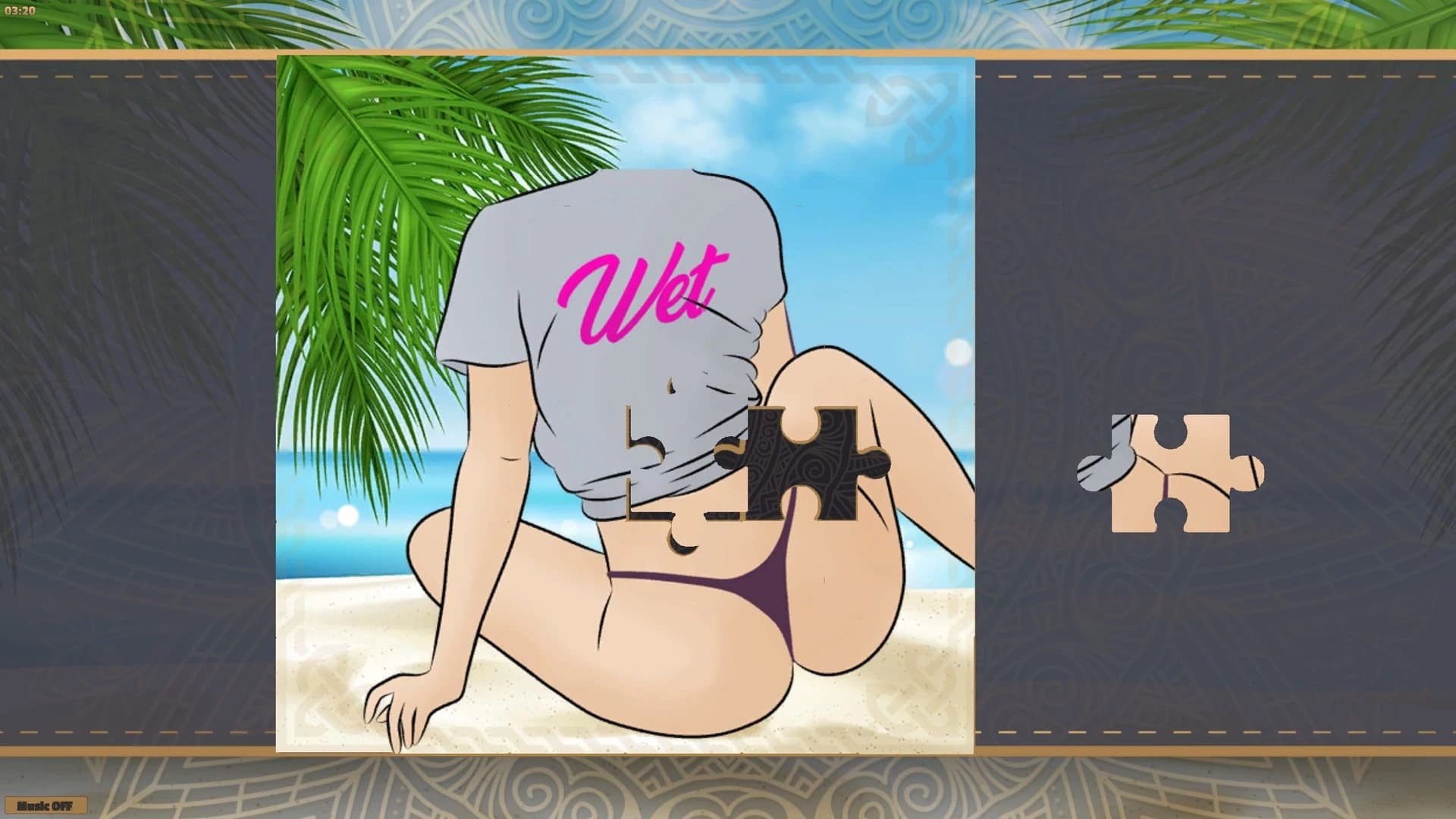LineArt Jigsaw Puzzle: Erotica Summer screenshot 5
