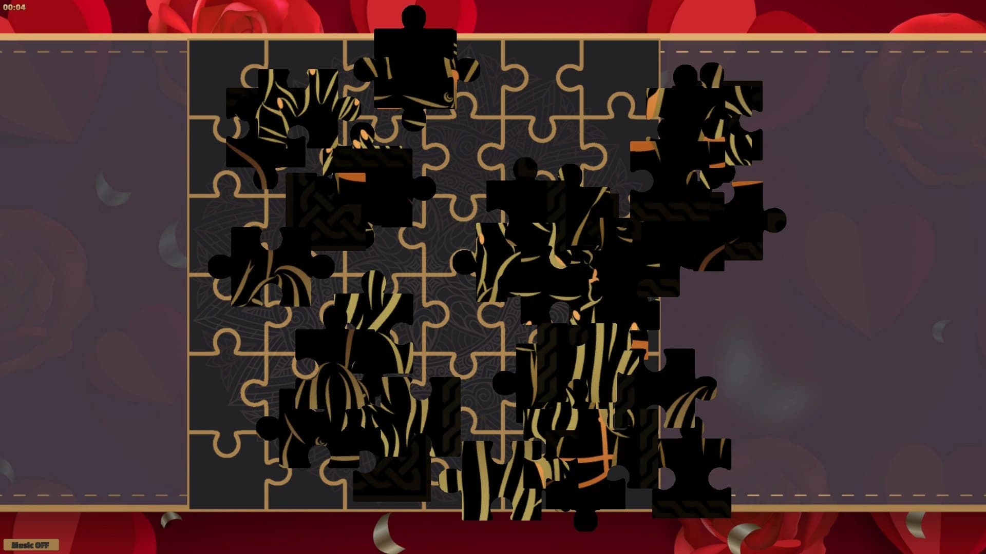 LineArt Jigsaw Puzzle: Erotica Valentines screenshot 7