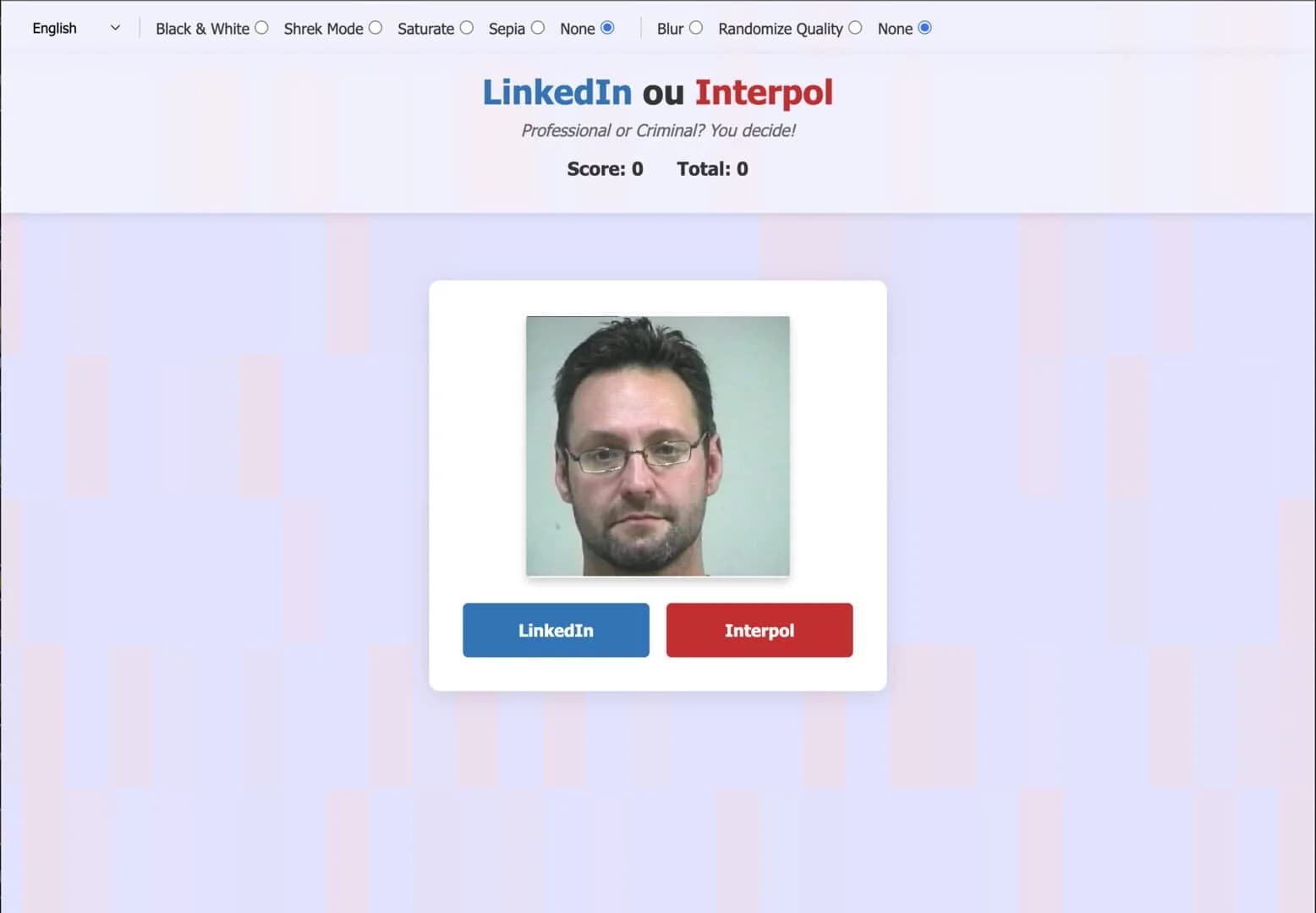 LinkedIn or Interpol screenshot 1