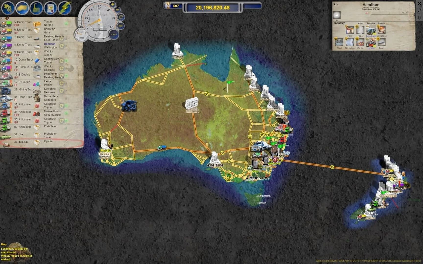 Logistical screenshot 3