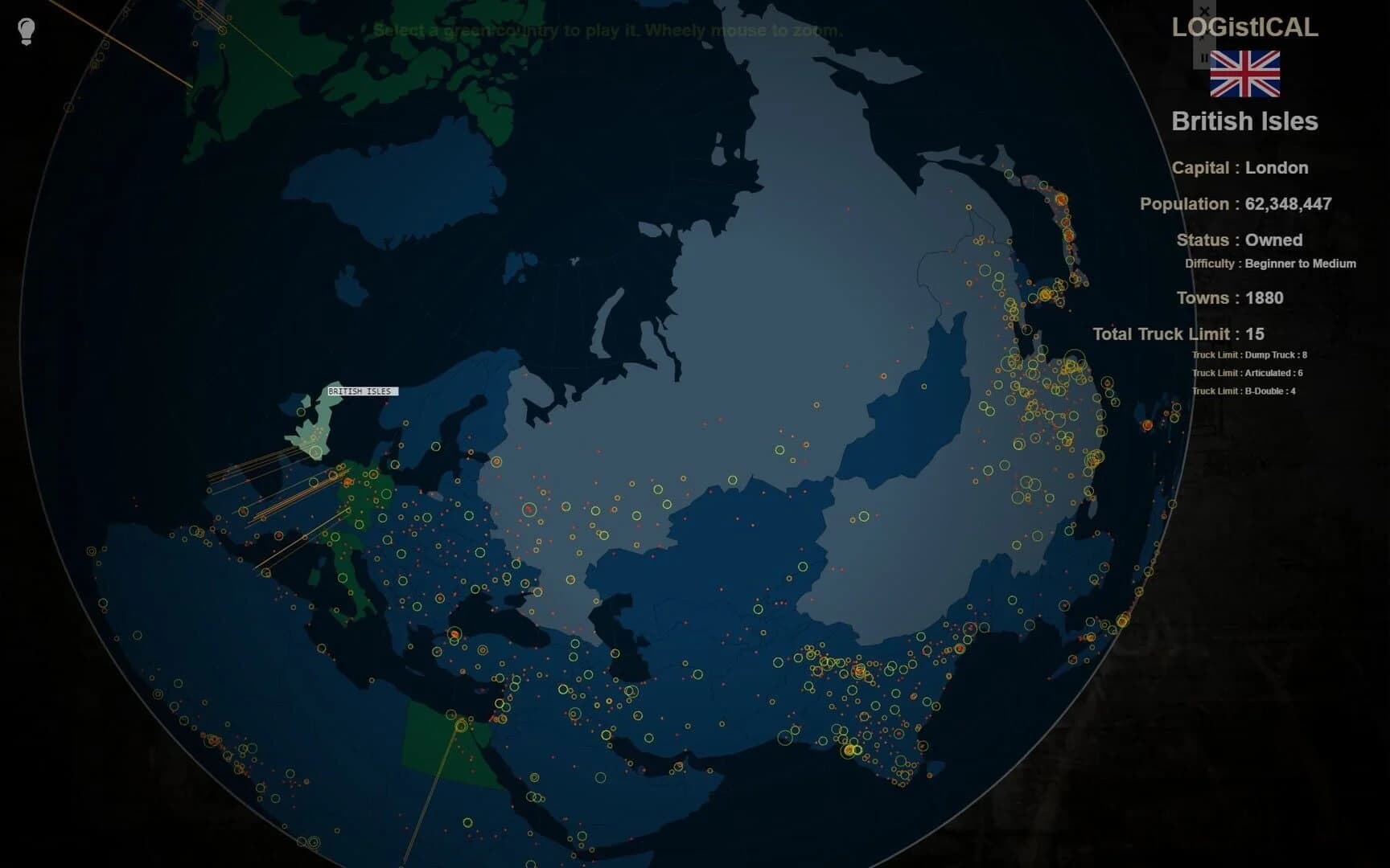 Logistical: British Isles screenshot 2
