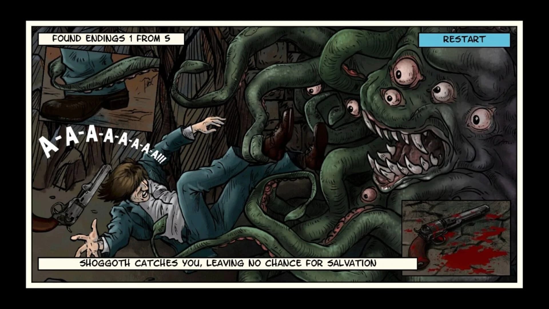 Lovecraft Quest: A Comix Game screenshot 4