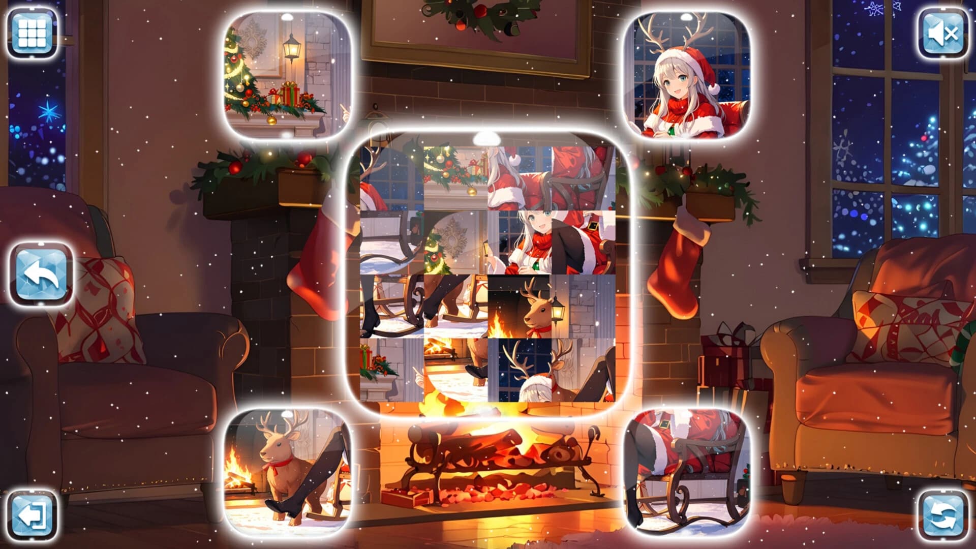 Lovely Anime Puzzle: Christmas screenshot 3