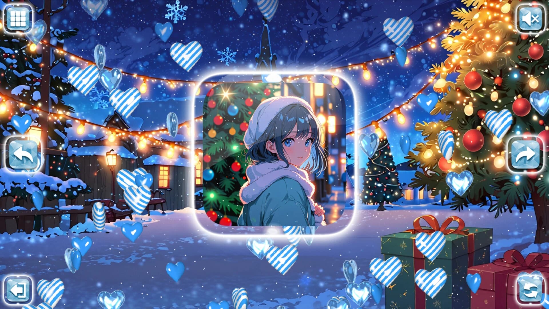 Lovely Anime Puzzle: Christmas screenshot 2