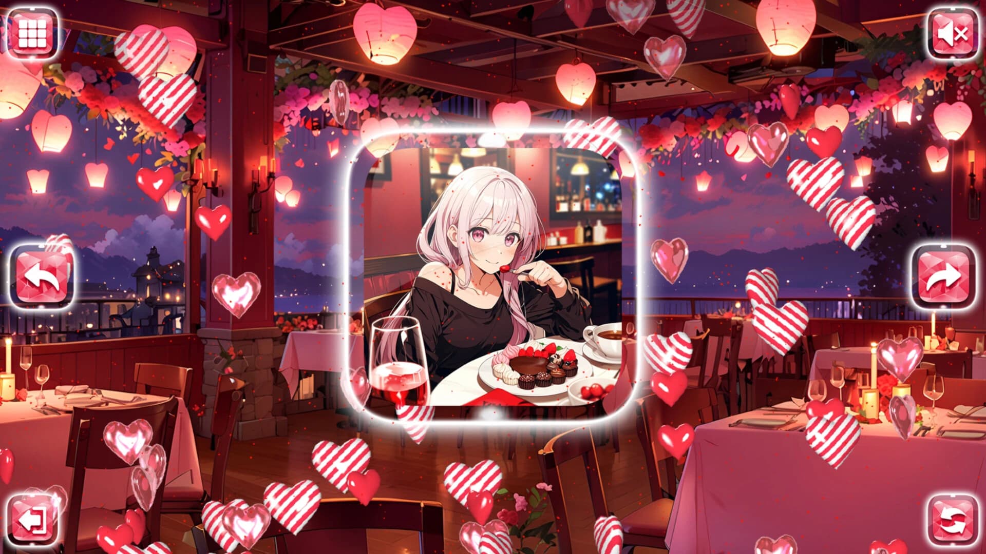 Lovely Anime Puzzle: Valentine screenshot 6