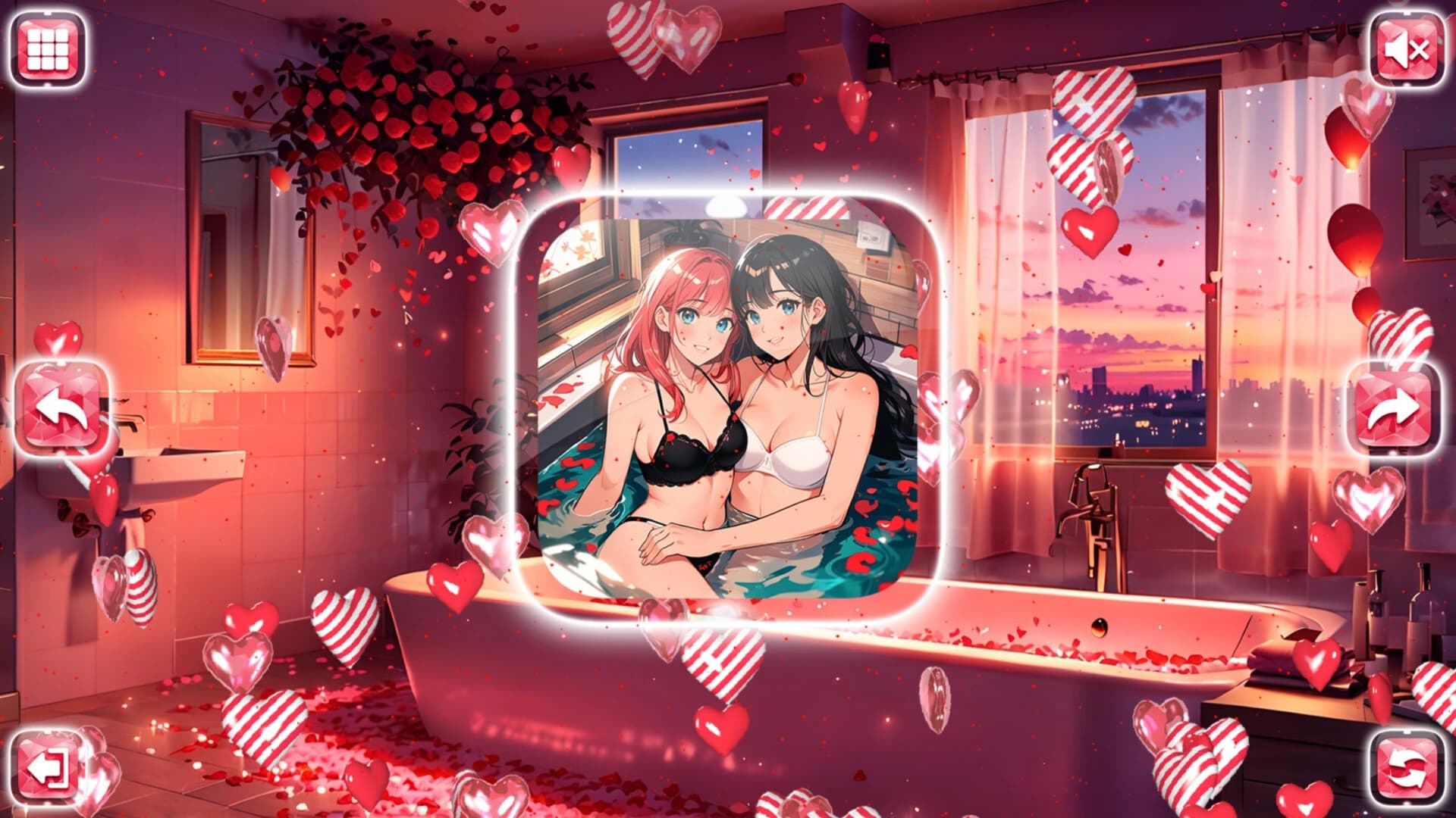 Lovely Anime Puzzle: Valentine screenshot 8