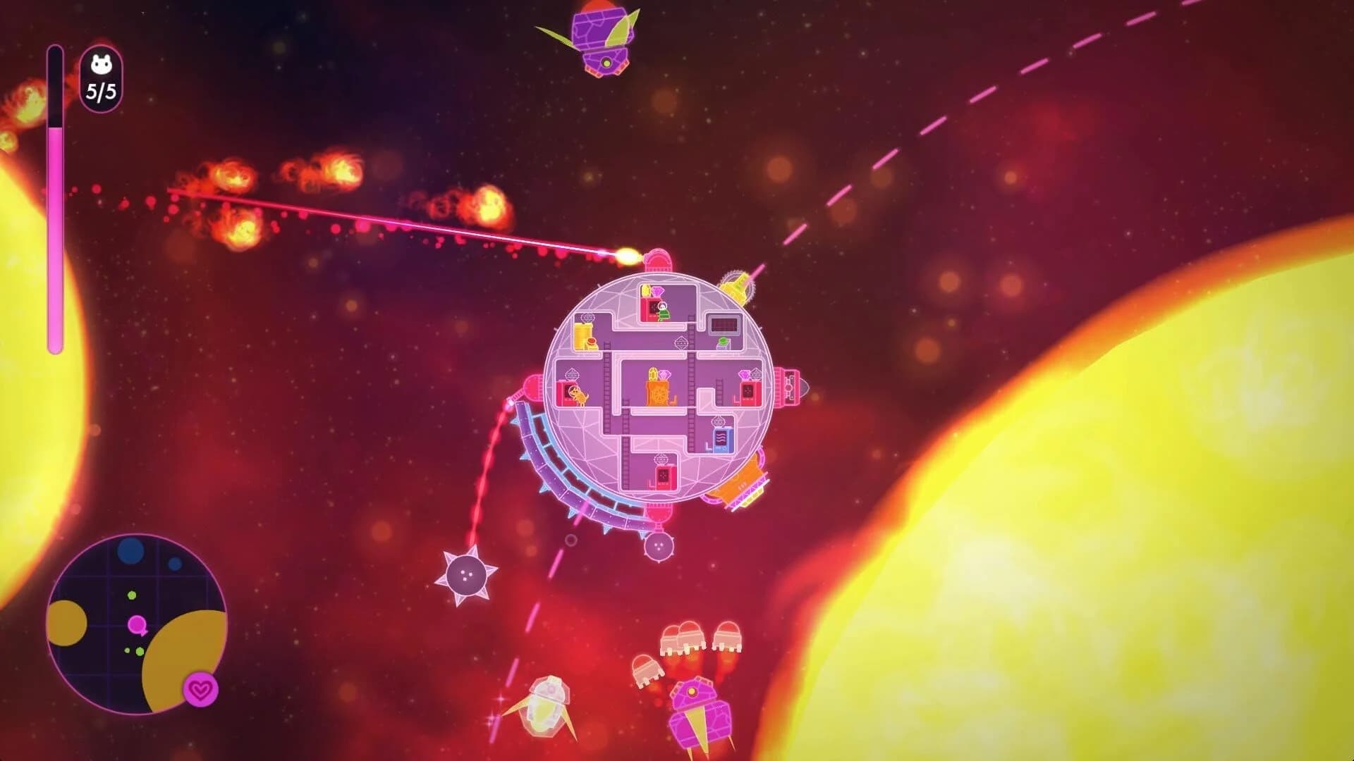 Lovers in a Dangerous Spacetime screenshot 5