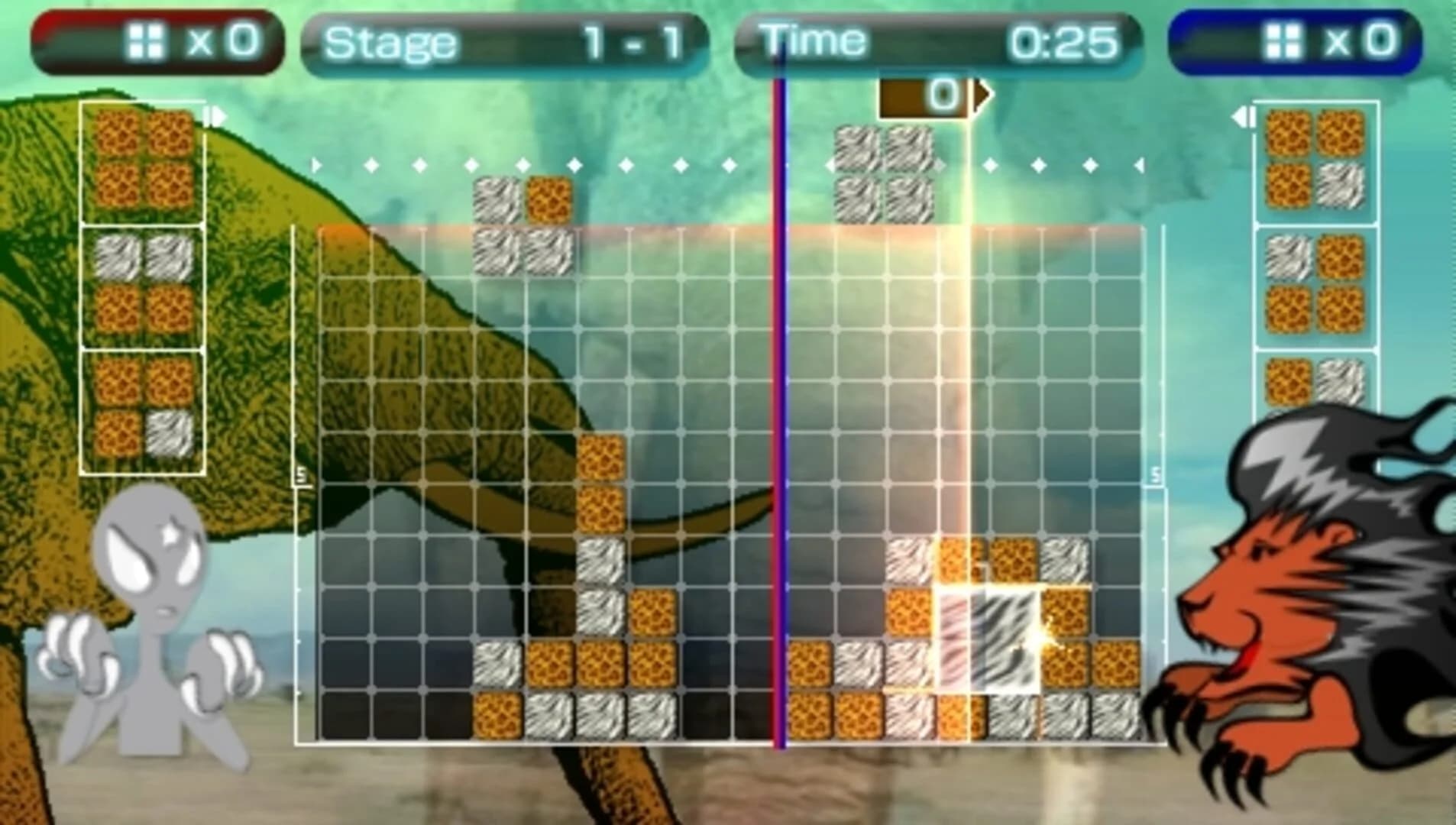 Lumines II screenshot 1