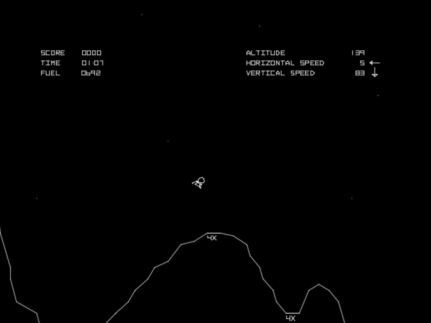 Lunar Lander screenshot 1