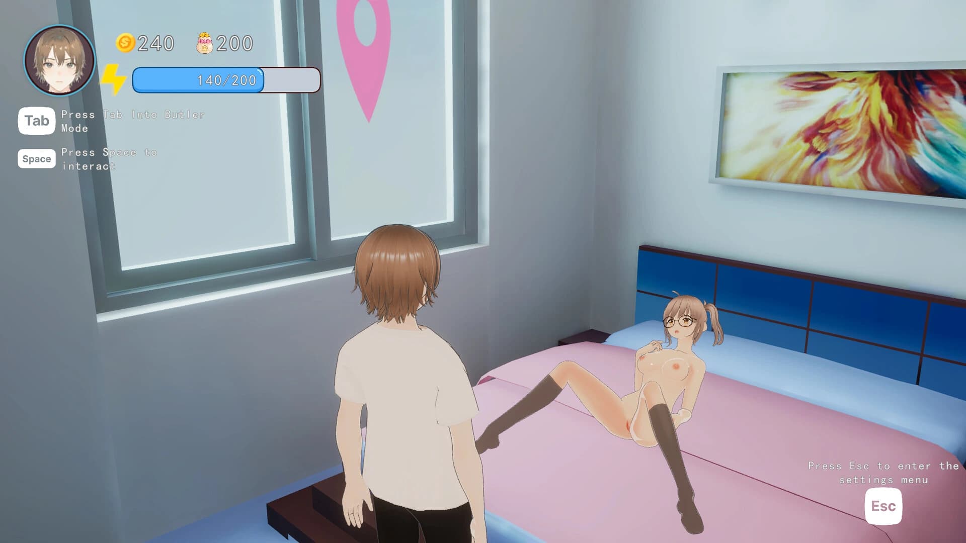 Lustful Butler and Charming Sisters screenshot 6