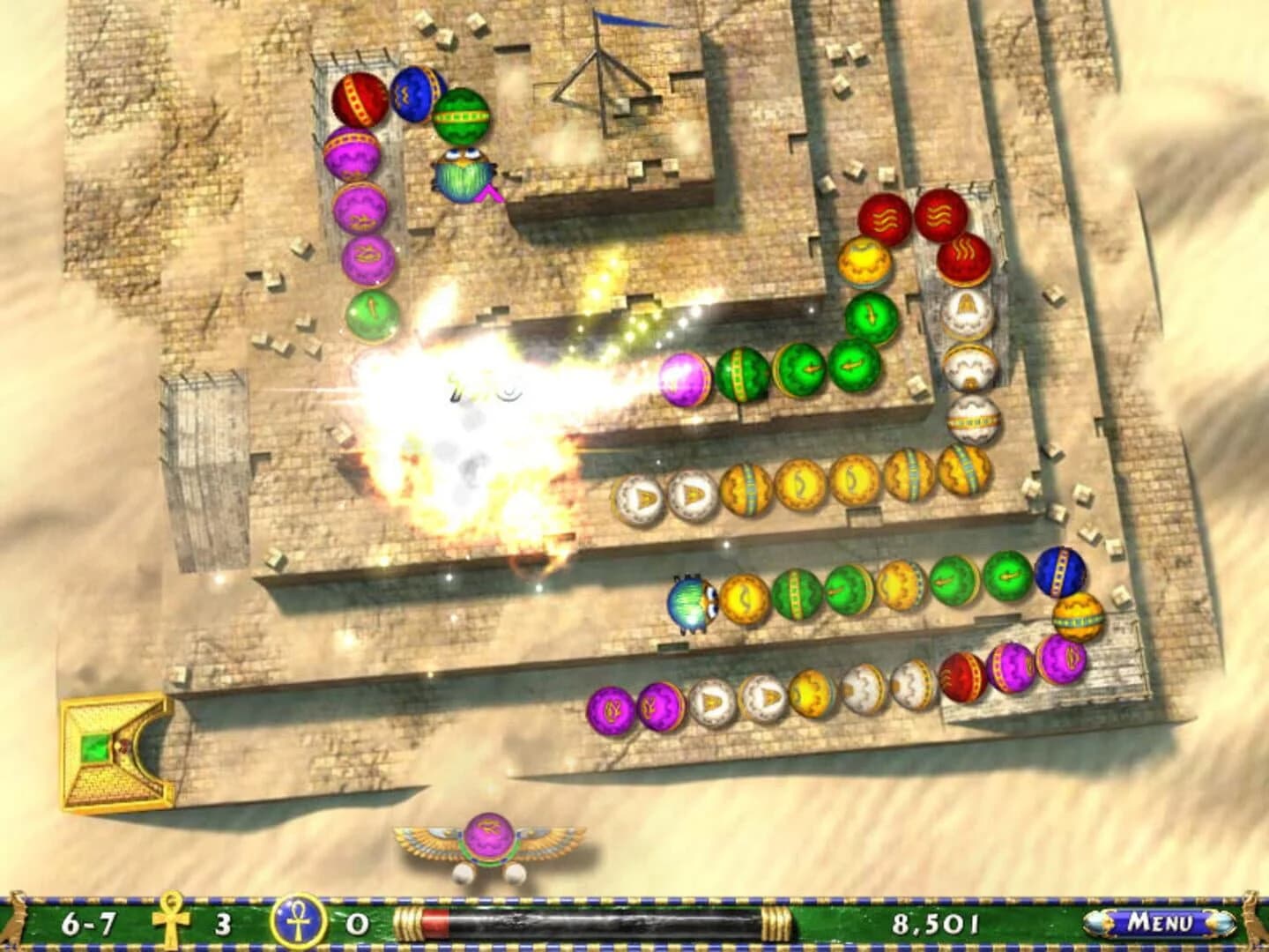 Luxor 2 screenshot 1