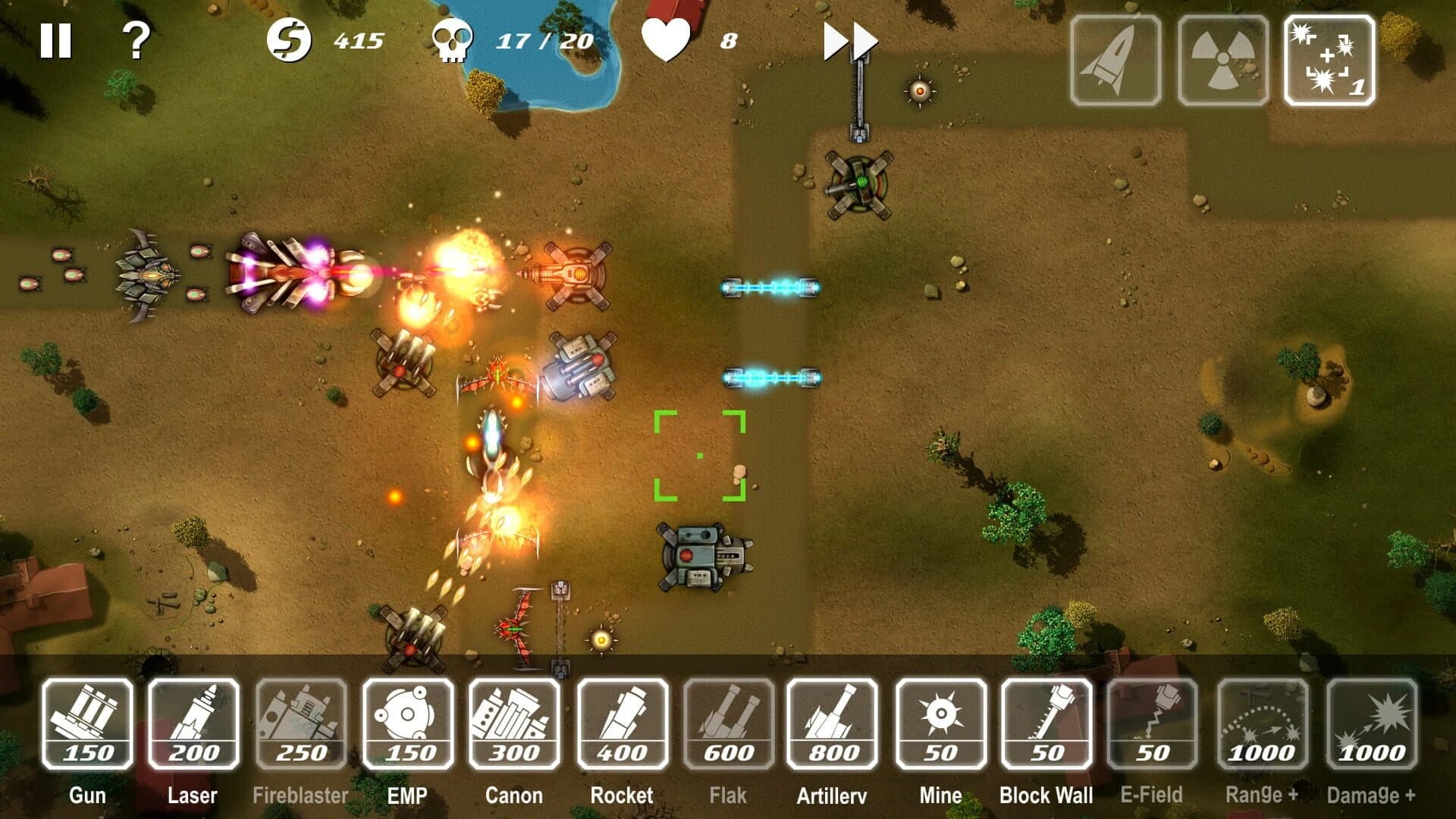 M.A.C.E. Tower Defense screenshot 1