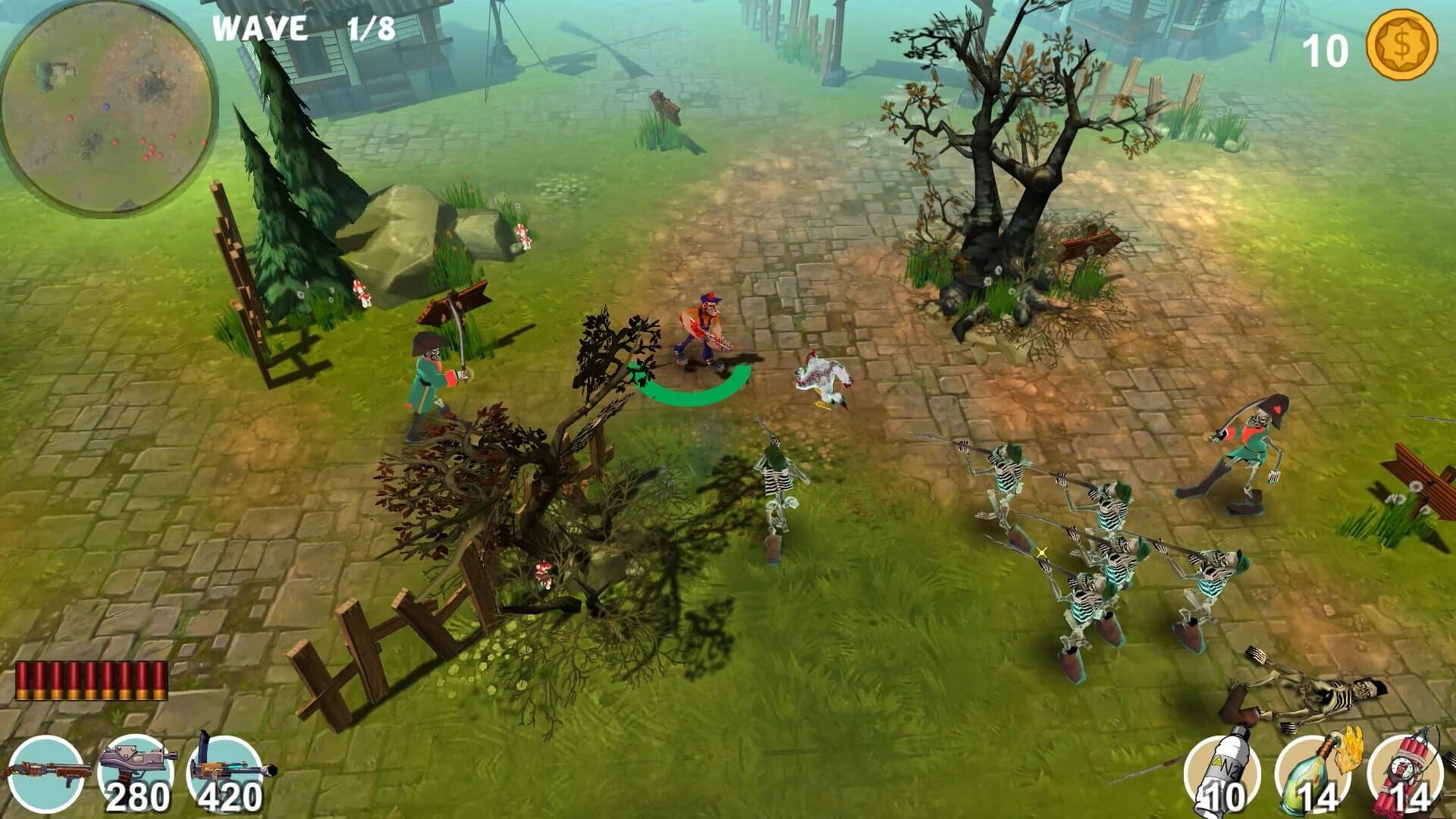 Mad Gardener: Zombie Massacre screenshot 2