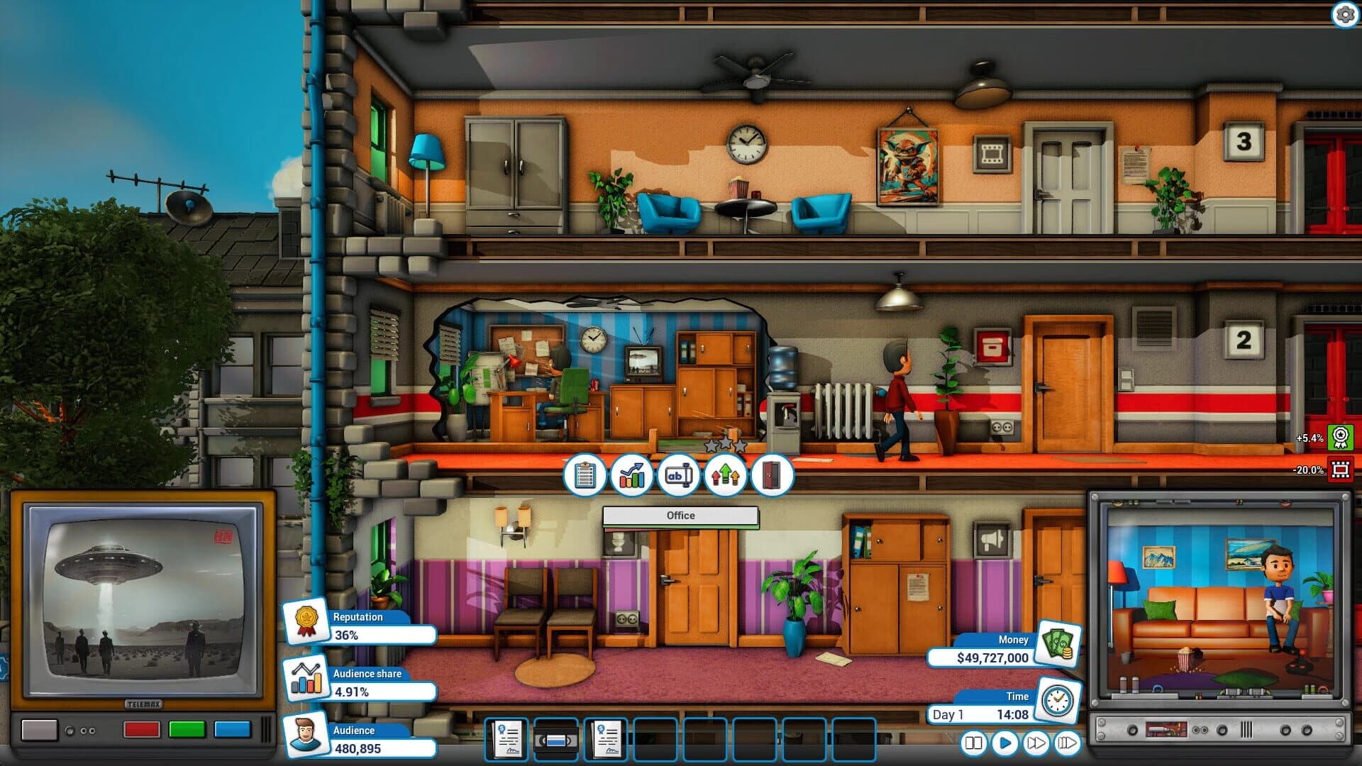 Mad Television Tycoon screenshot 1