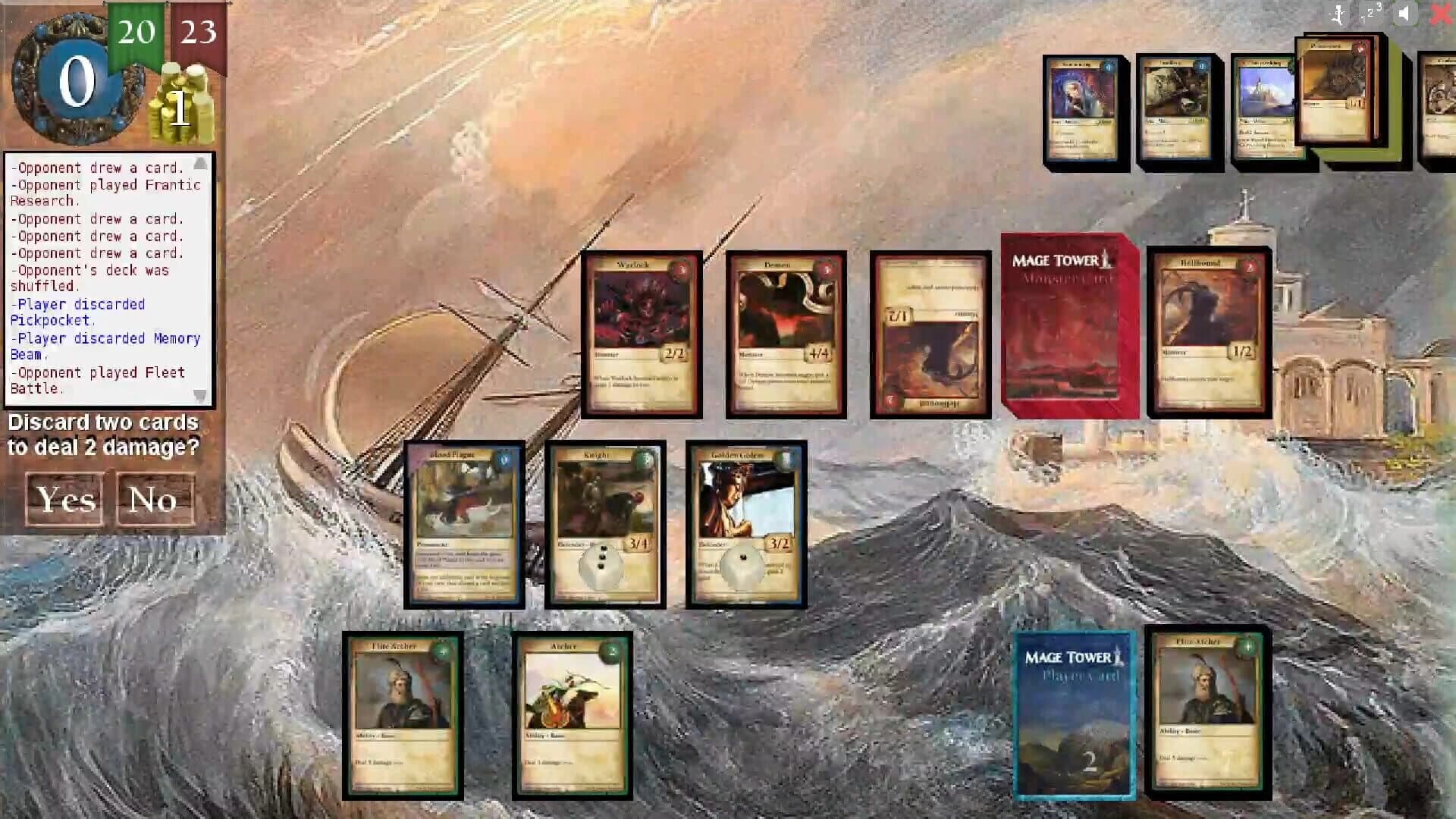 Mage Tower, A Tower Defense Card Game screenshot 1