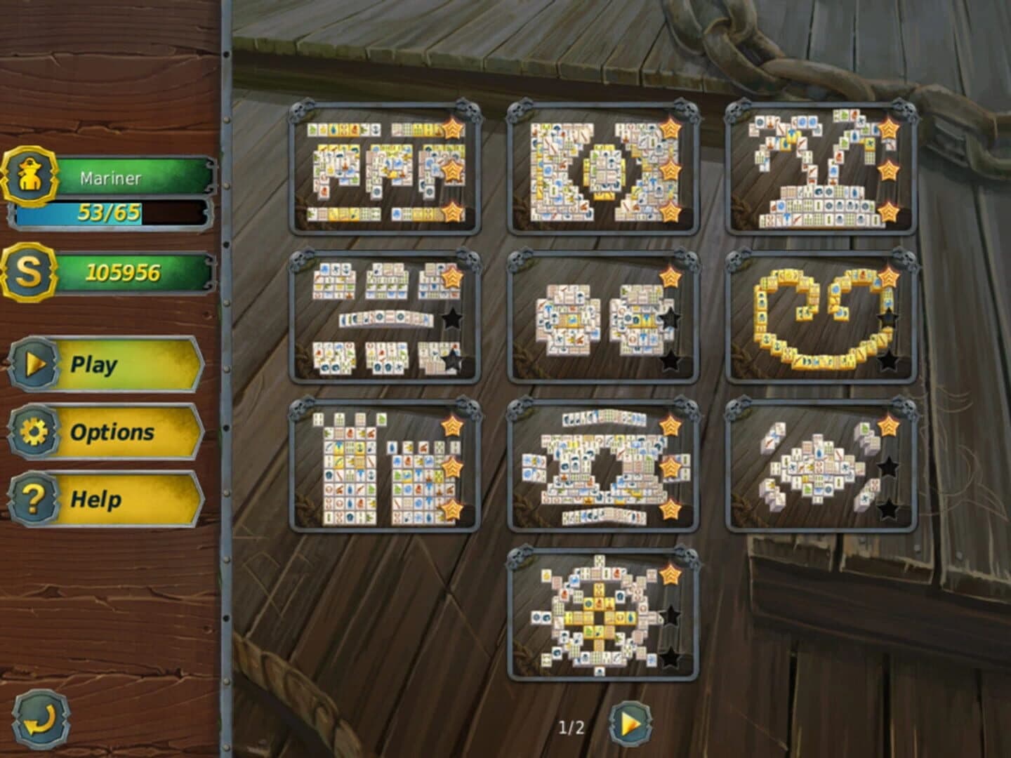 Mahjong Gold 2: Pirates Island screenshot 2