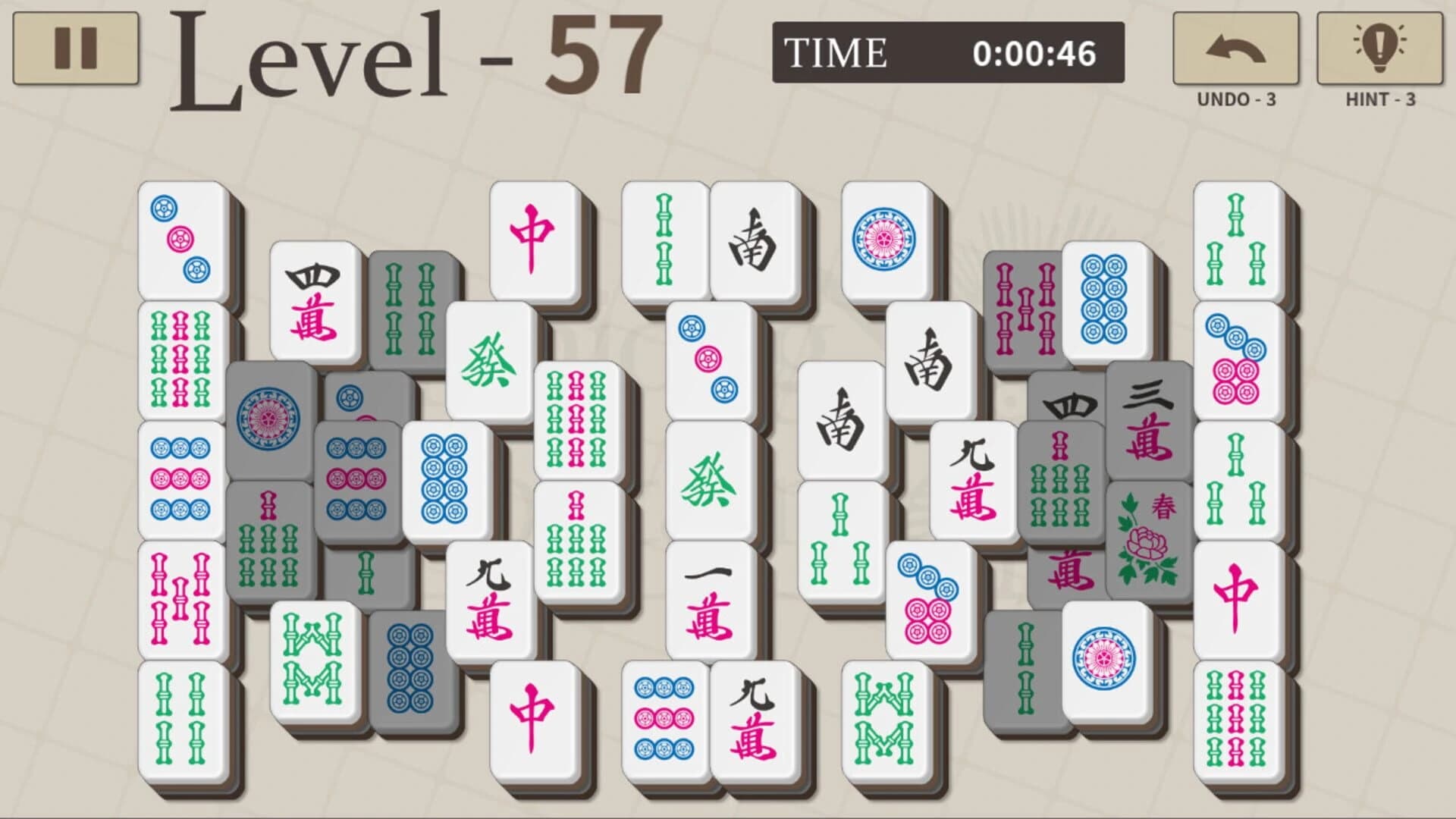 Mahjong Solitaire 100 screenshot 1