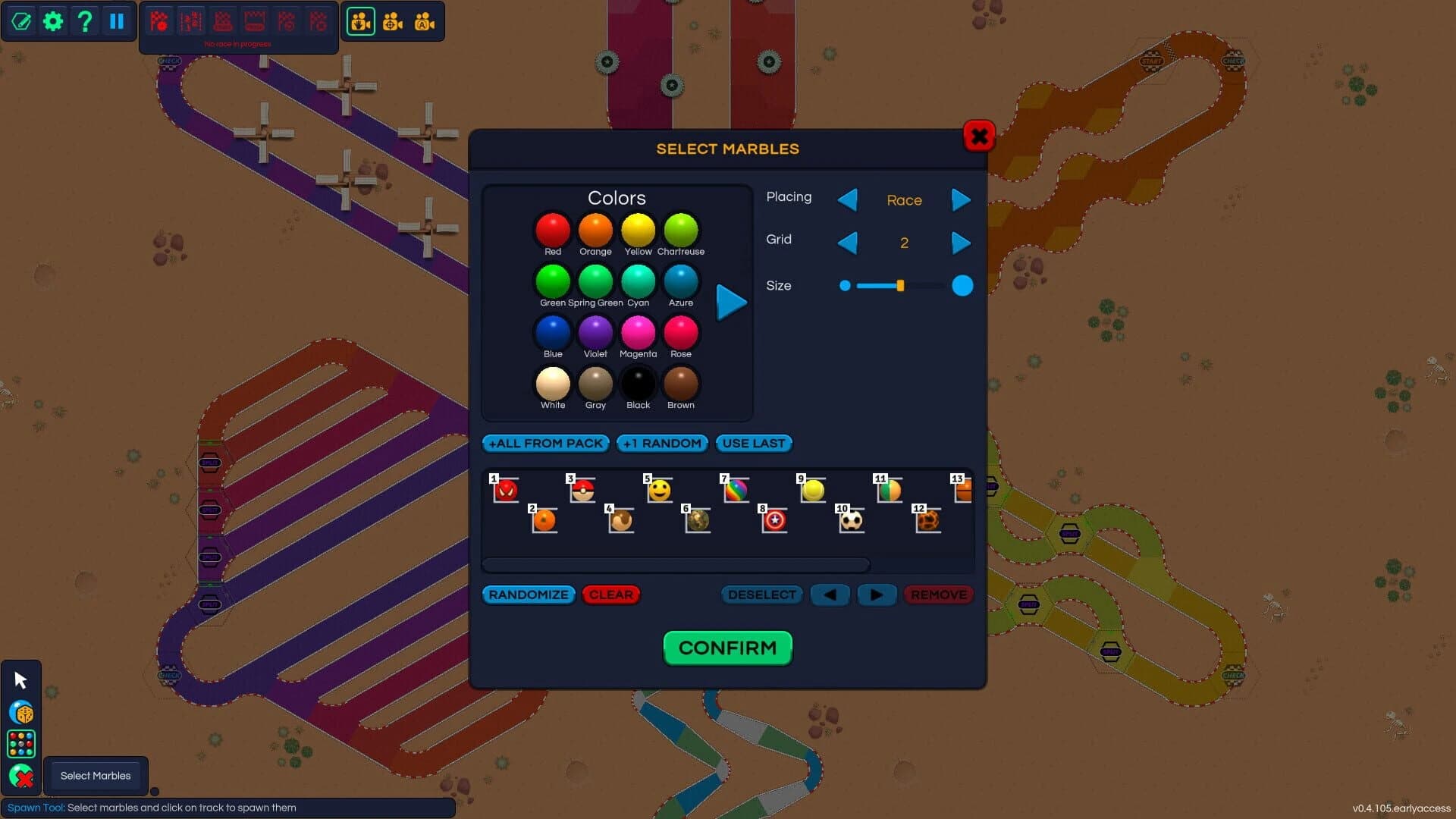 Marble Race Creator screenshot 1