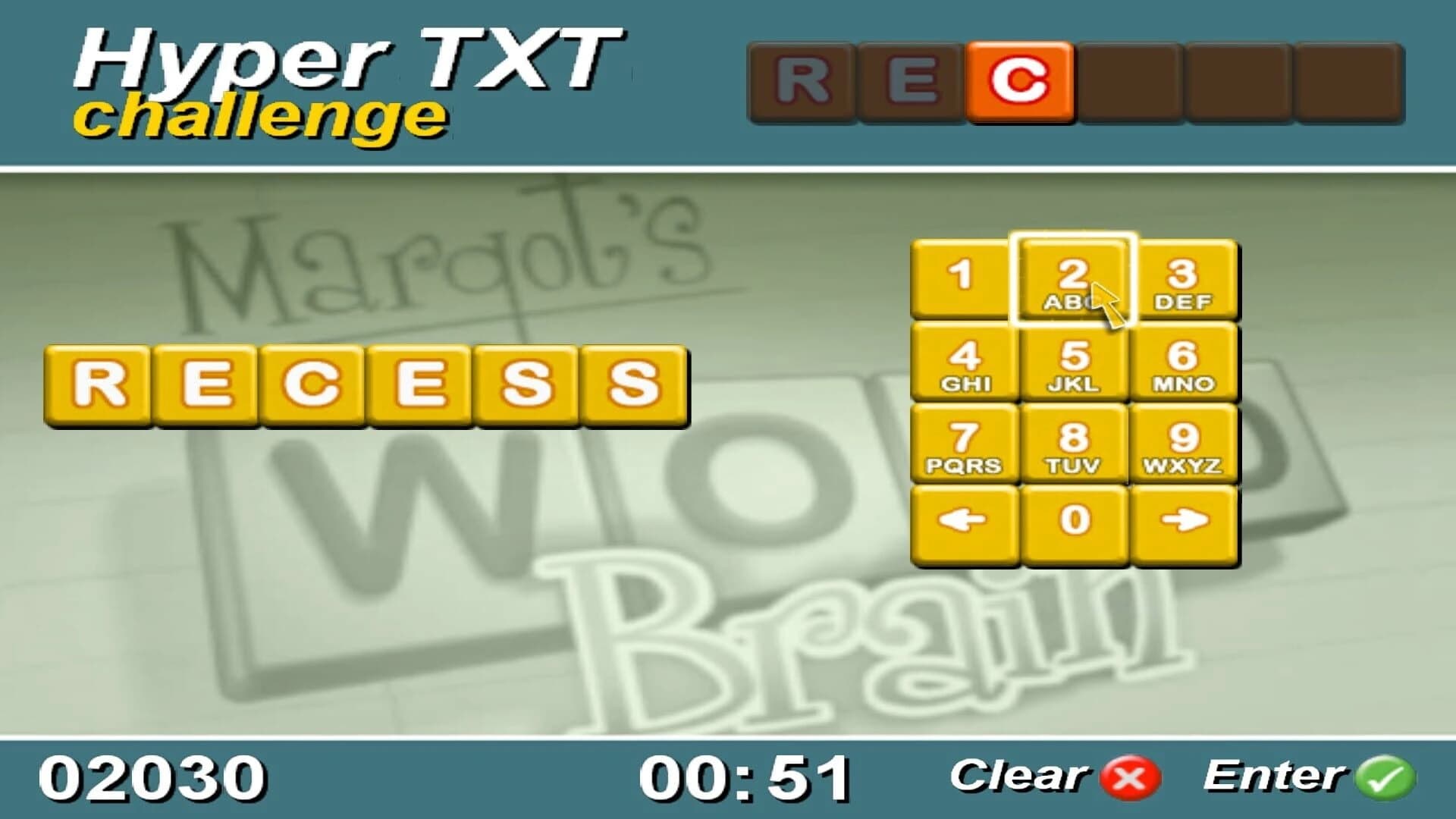 Margot's Word Brain screenshot 1
