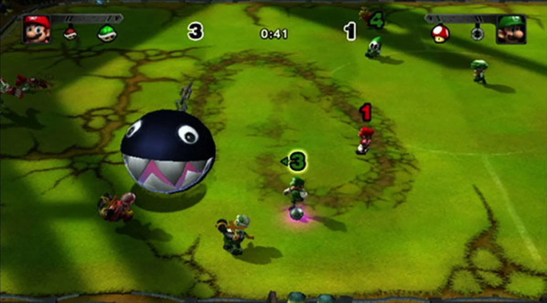 Mario Strikers Charged screenshot 1