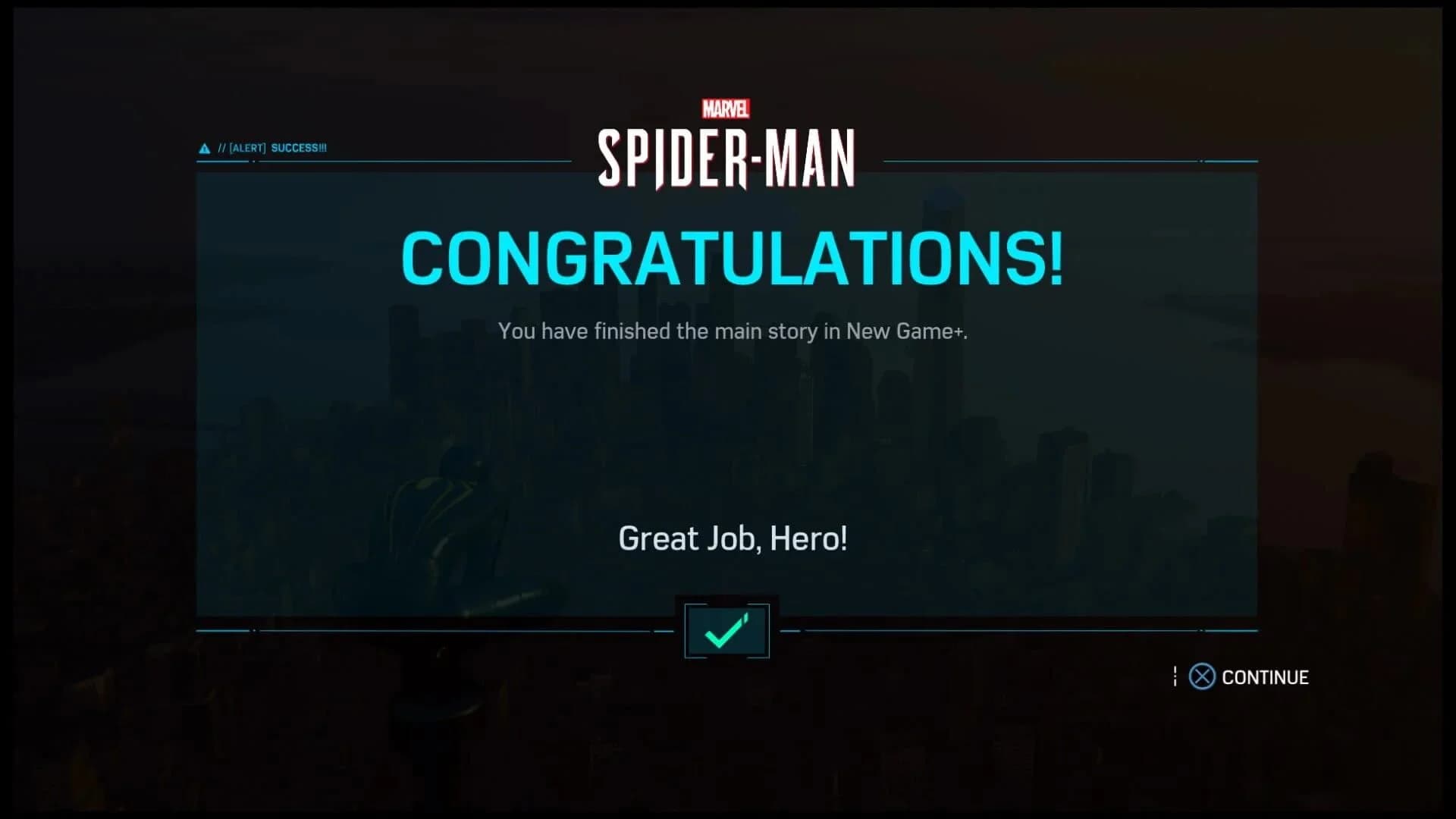 Marvel's Spider-Man: New Game Plus Update screenshot 1