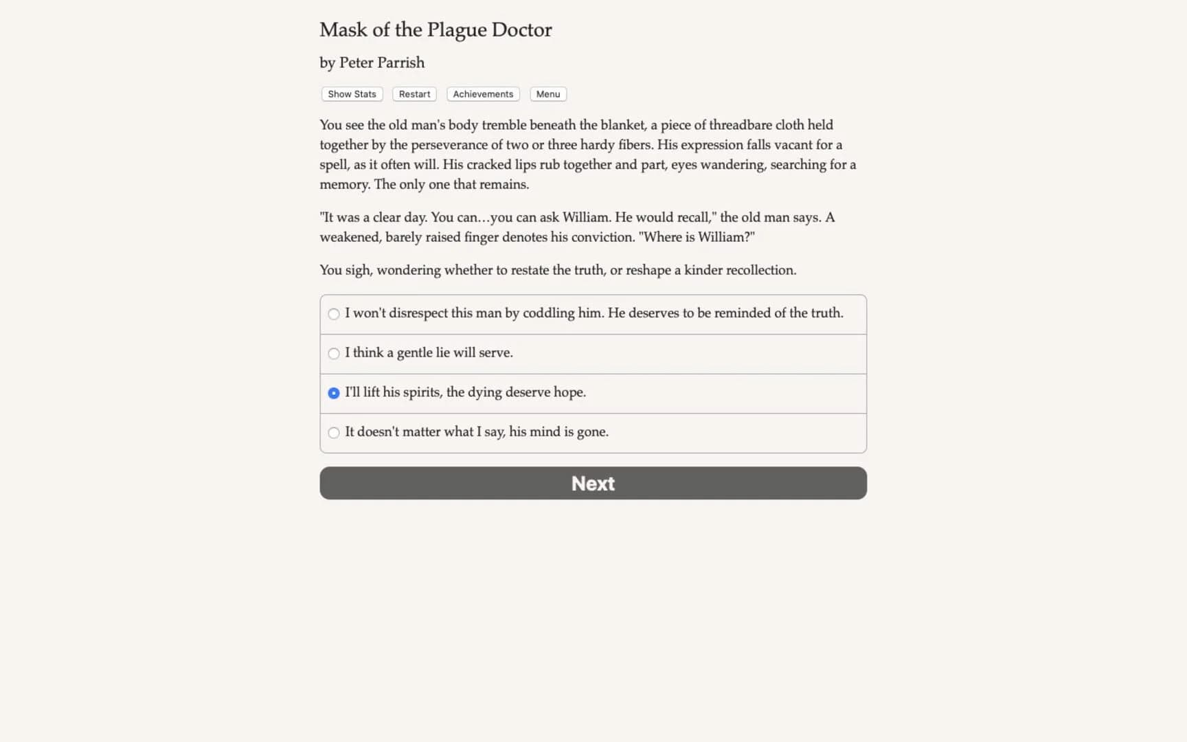 Mask of the Plague Doctor screenshot 3