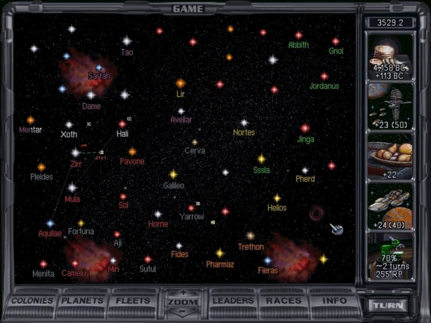 Master of Orion II: Battle at Antares screenshot 2