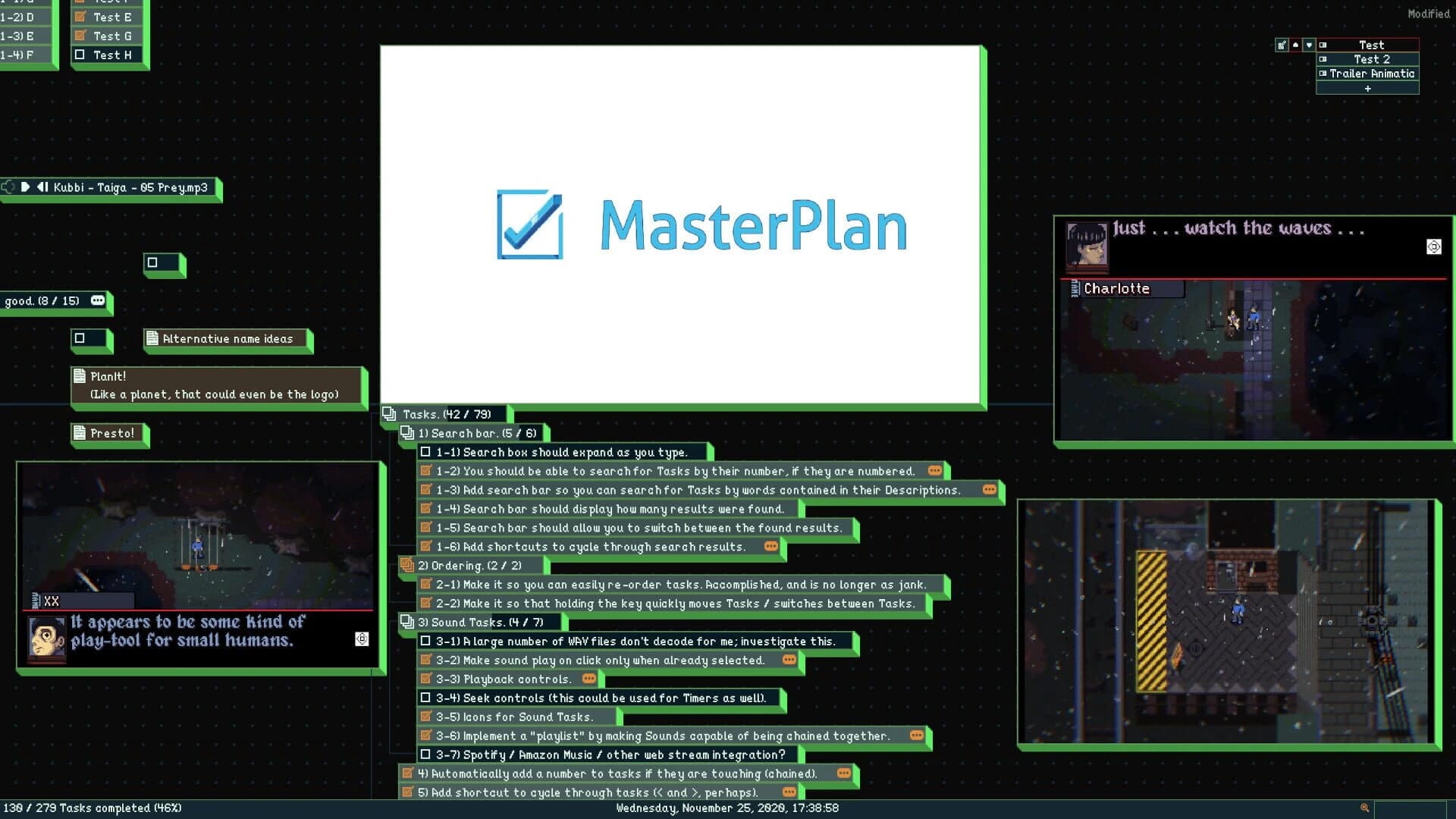 MasterPlan screenshot 2