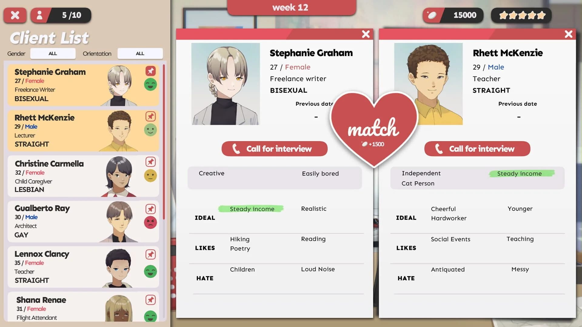 Matchmaker Agency screenshot 5
