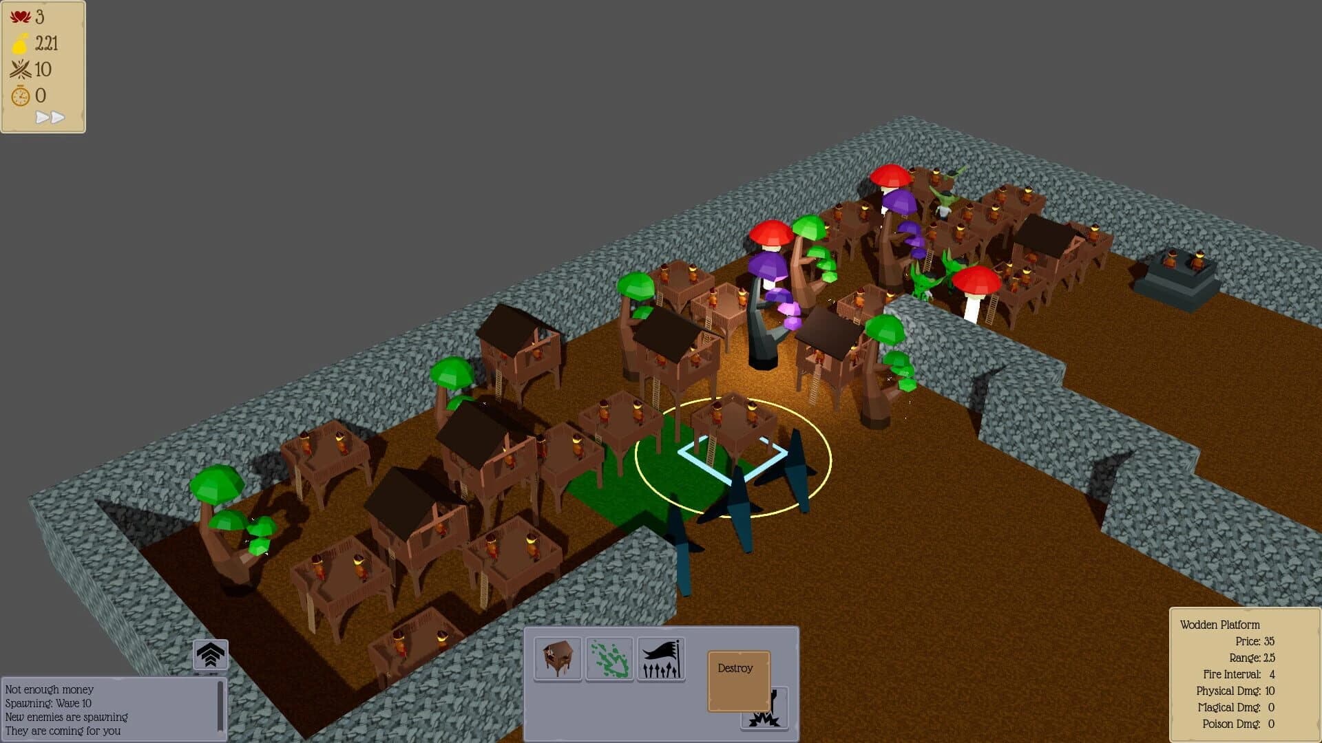 Maze TD Battleground screenshot 2