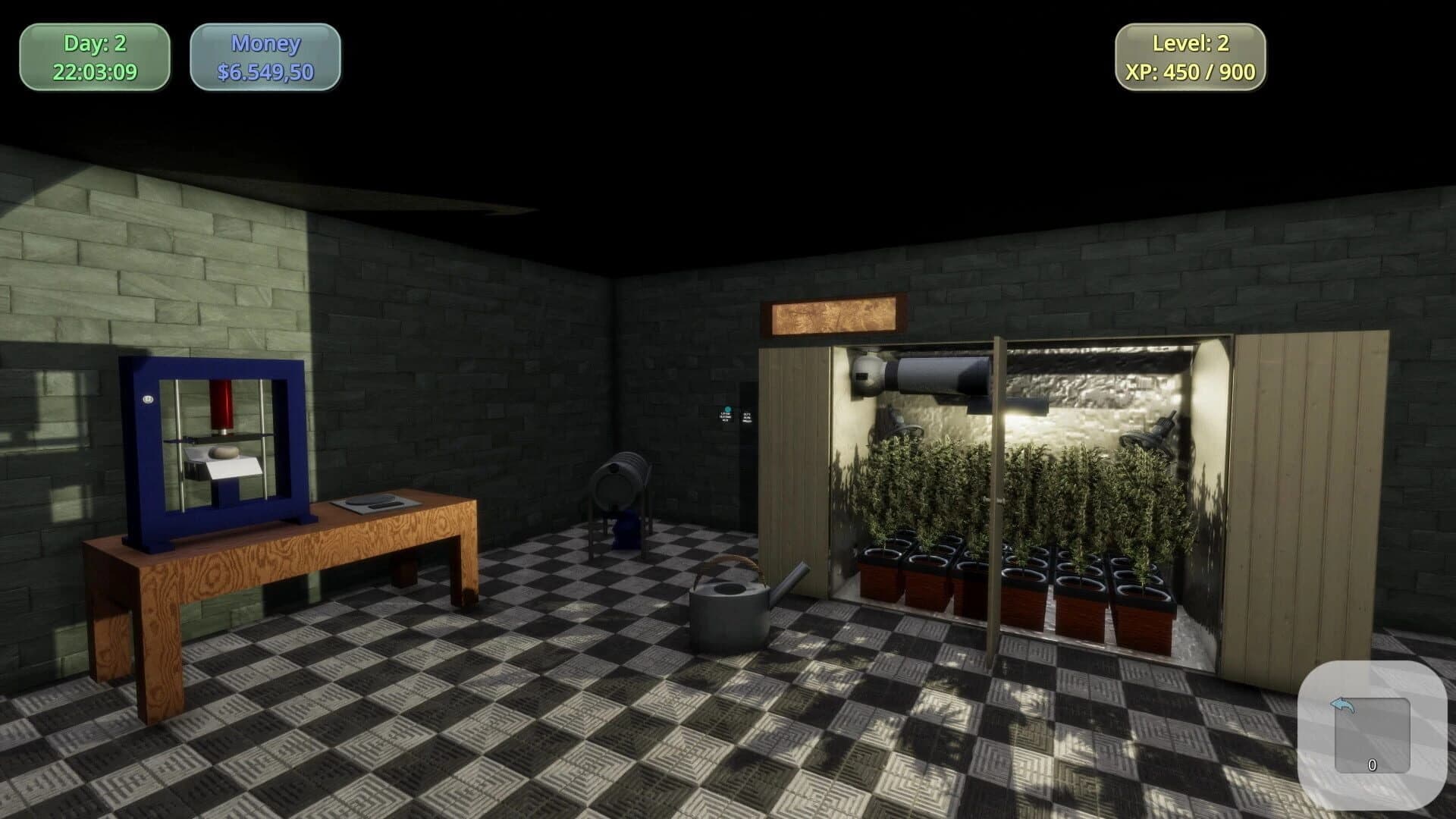 Medicinal Herbs: Cannabis Grow Simulator screenshot 3