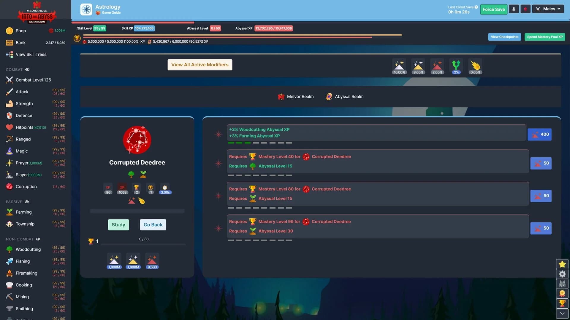 Melvor Idle: Into the Abyss screenshot 4