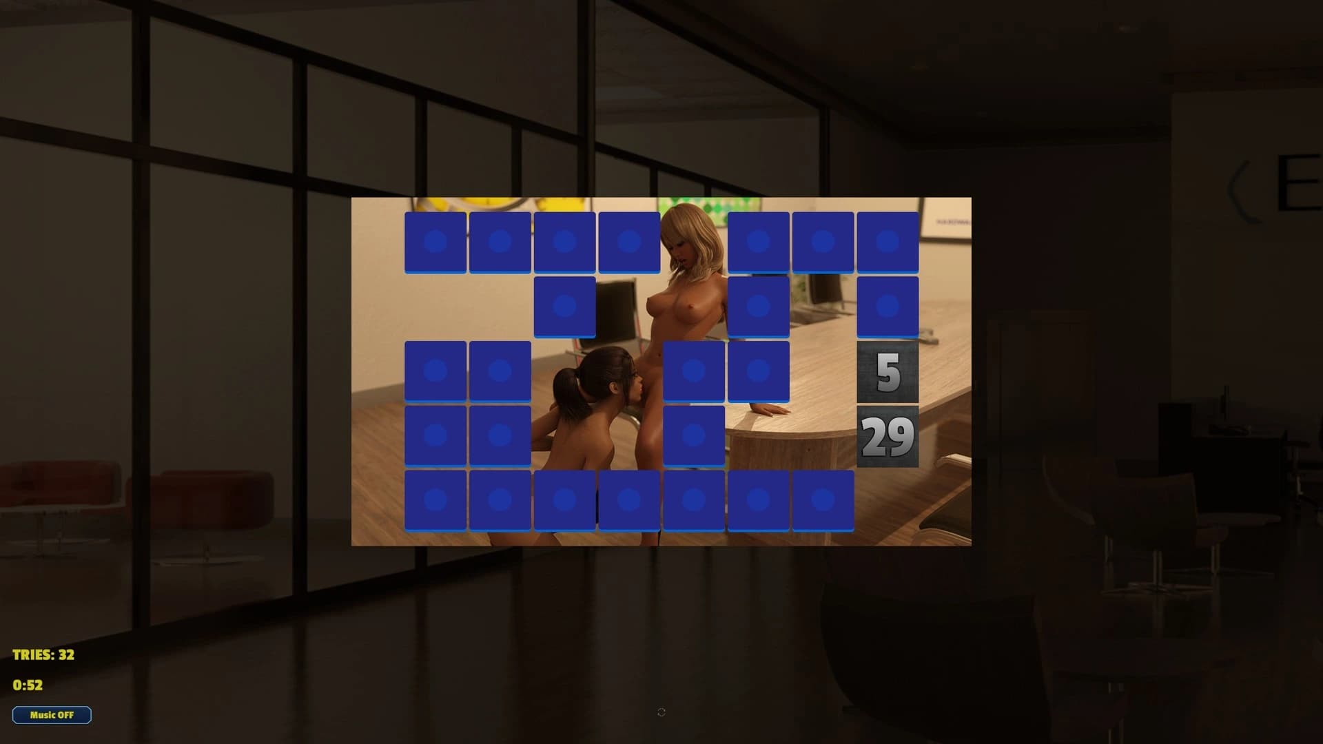 Memory Puzzle: Futanari Boss screenshot 2