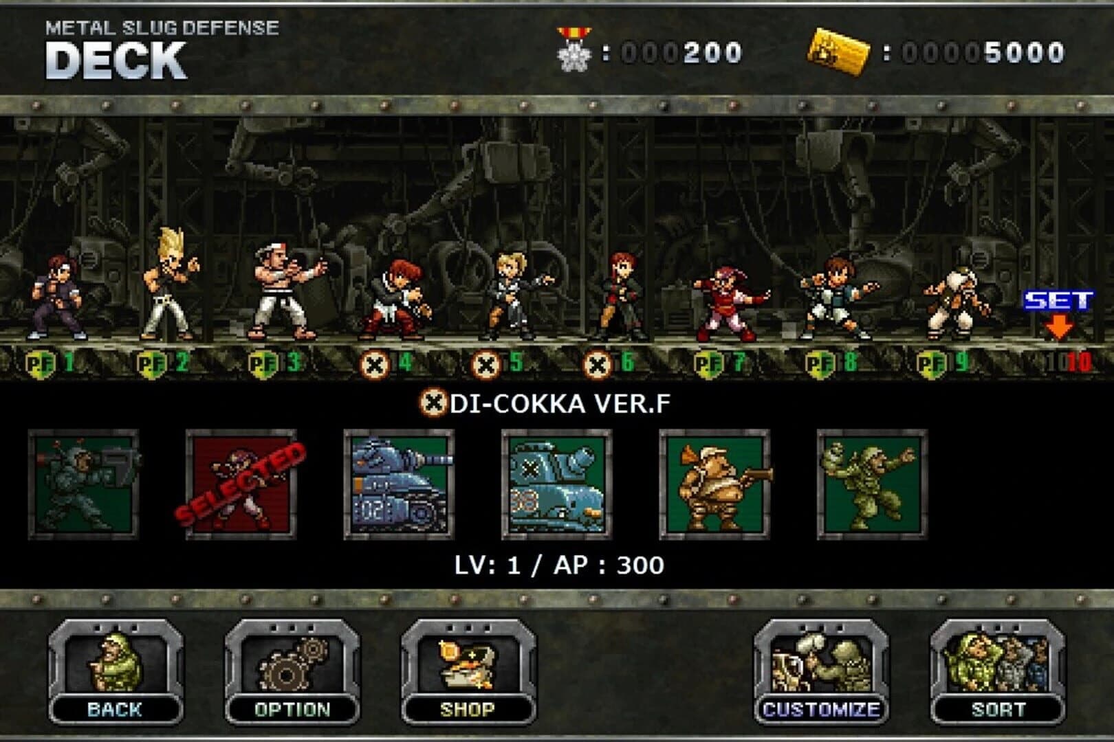 Metal Slug Defense: "KOF Pack" Vol.1 screenshot 2