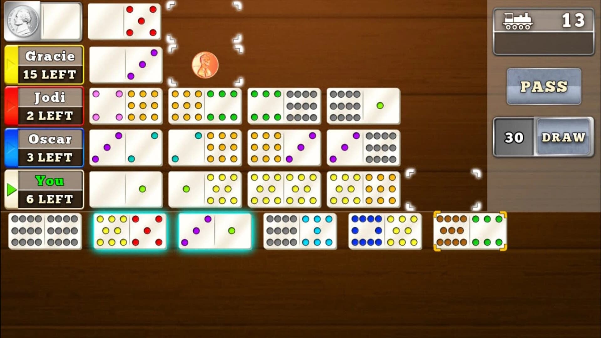 Mexican Train Dominoes Gold screenshot 3