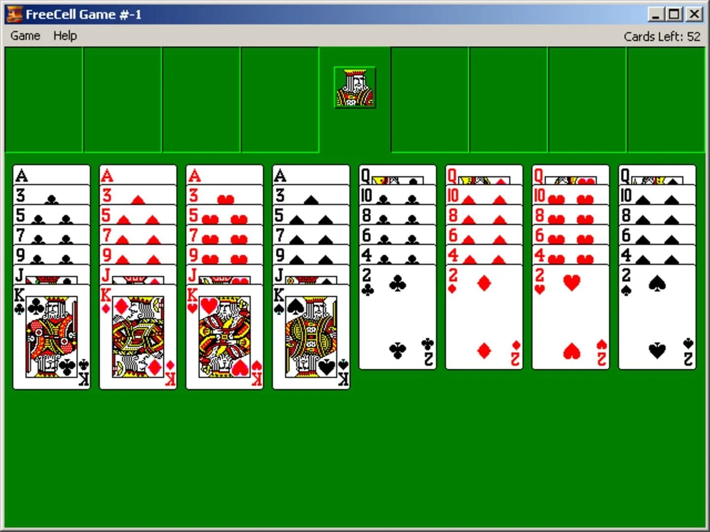 Microsoft FreeCell screenshot 1
