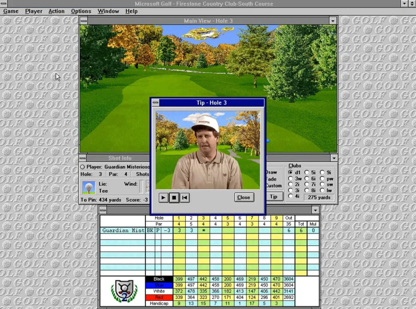 Microsoft Golf 2.0 screenshot 2