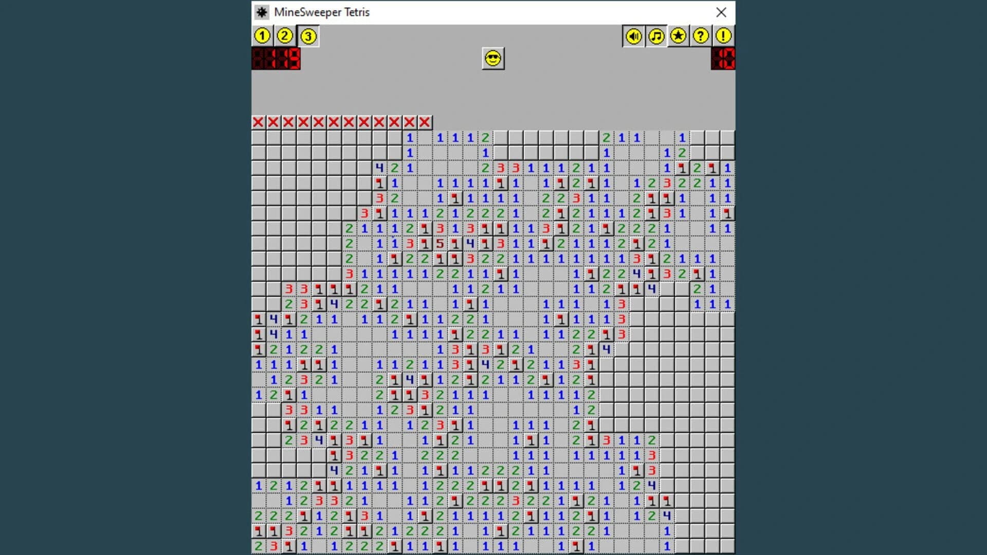 MineSweeper Tetris screenshot 2