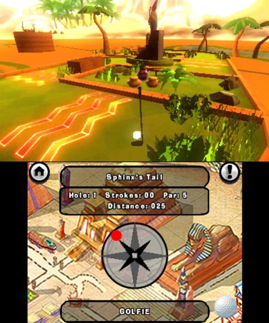 Mini Golf Resort DS screenshot 1