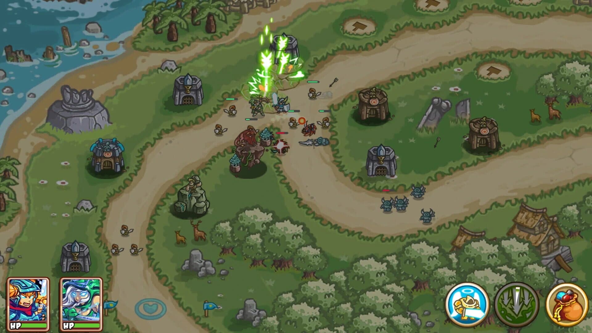 Mini Warrior Defense screenshot 2