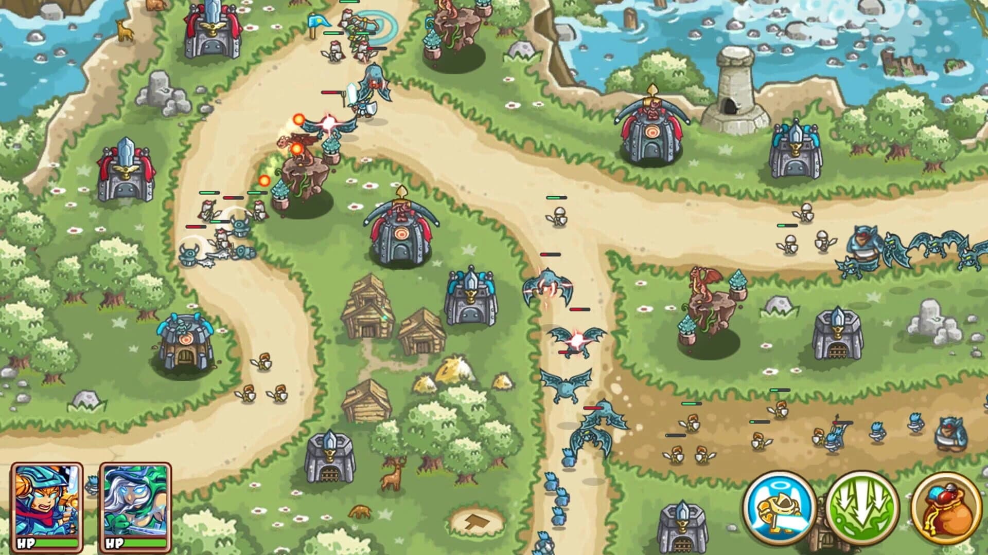 Mini Warrior Defense screenshot 4