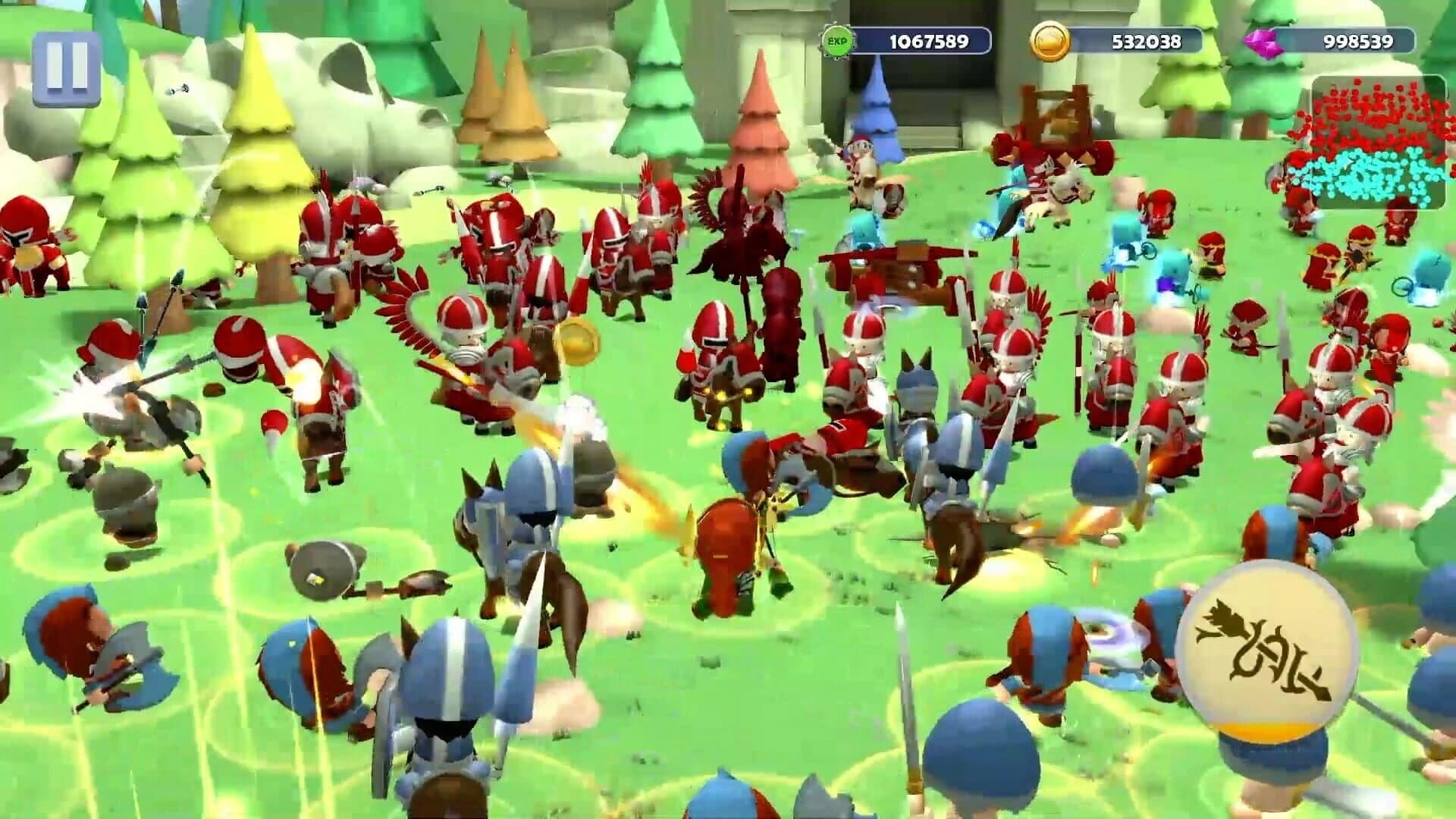 Mini Warriors: Brawler Army screenshot 2