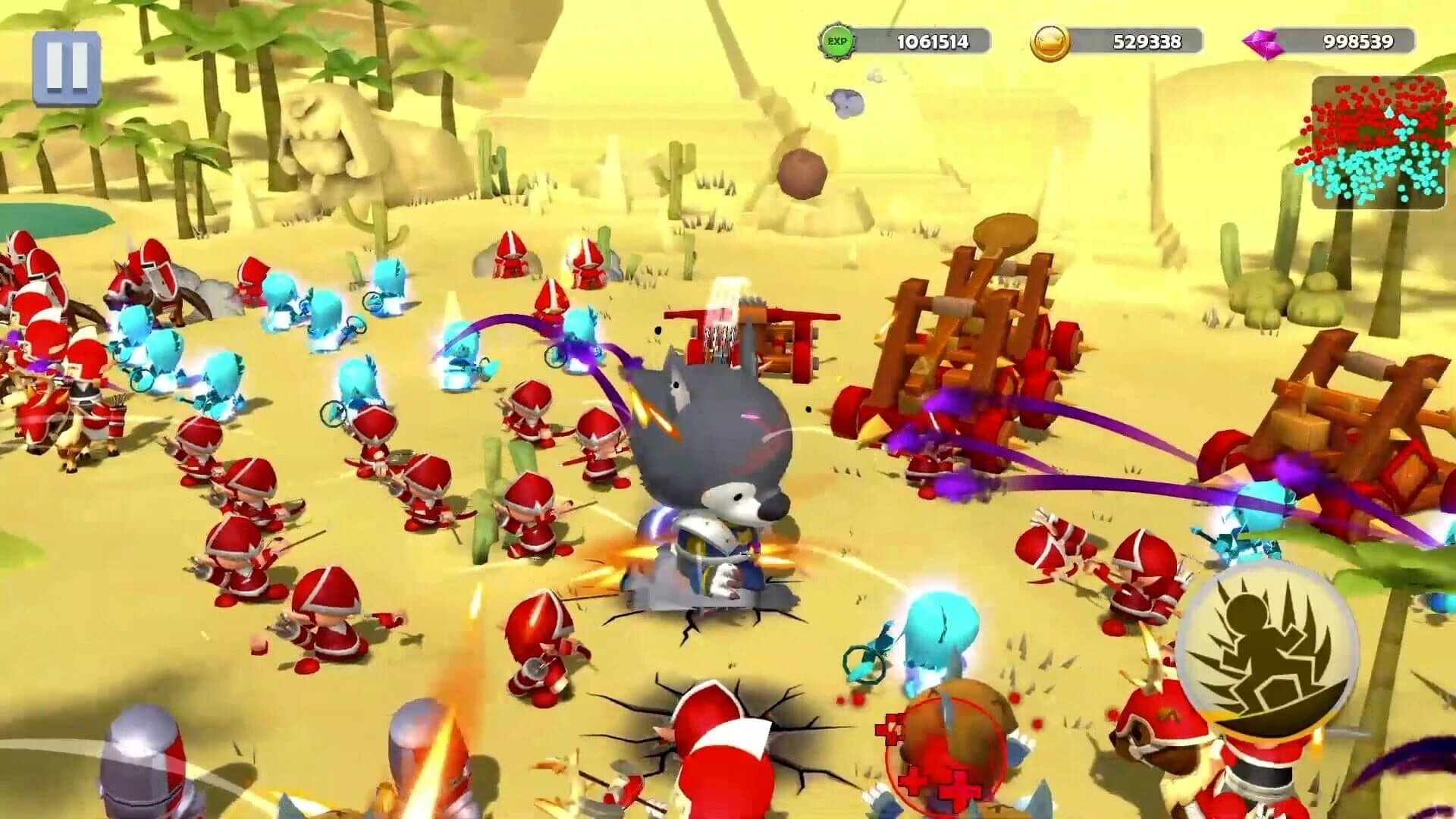 Mini Warriors: Brawler Army screenshot 1
