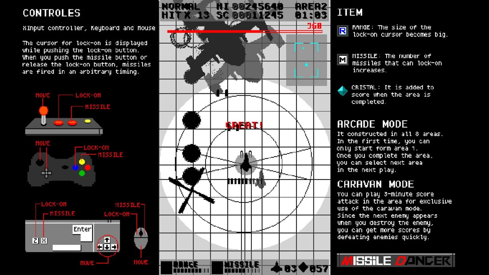MissileDancer screenshot 1