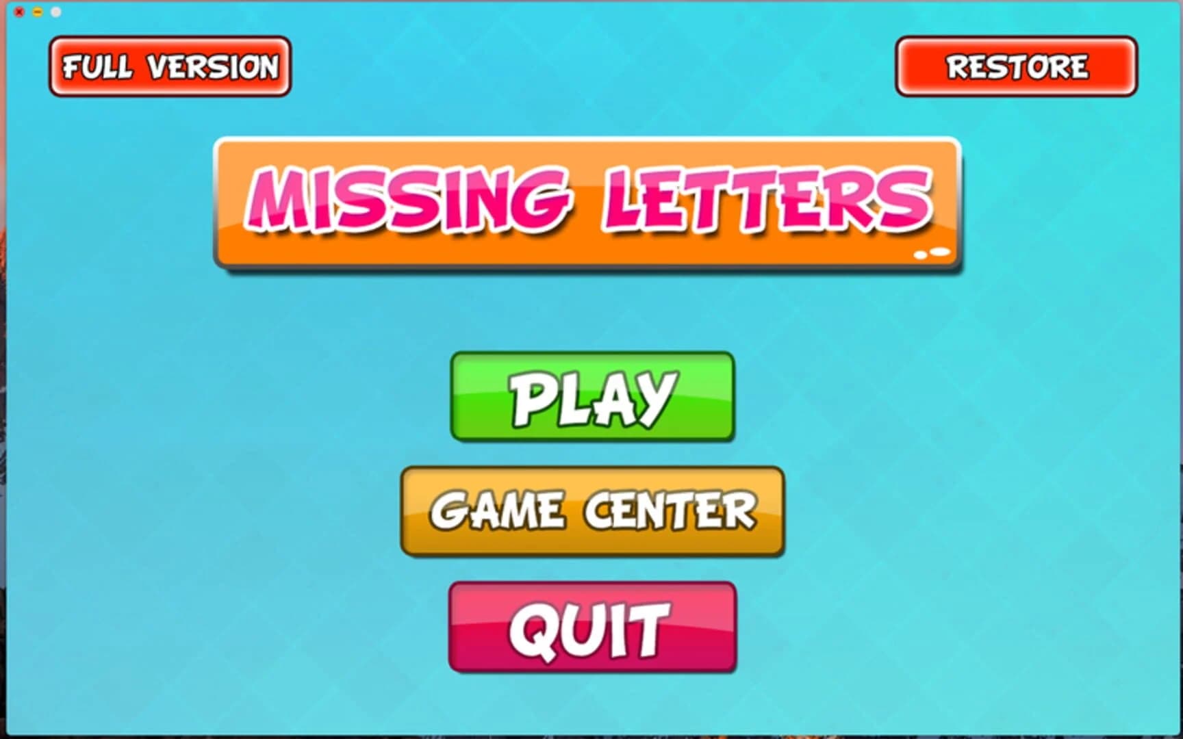Missing Letters screenshot 1
